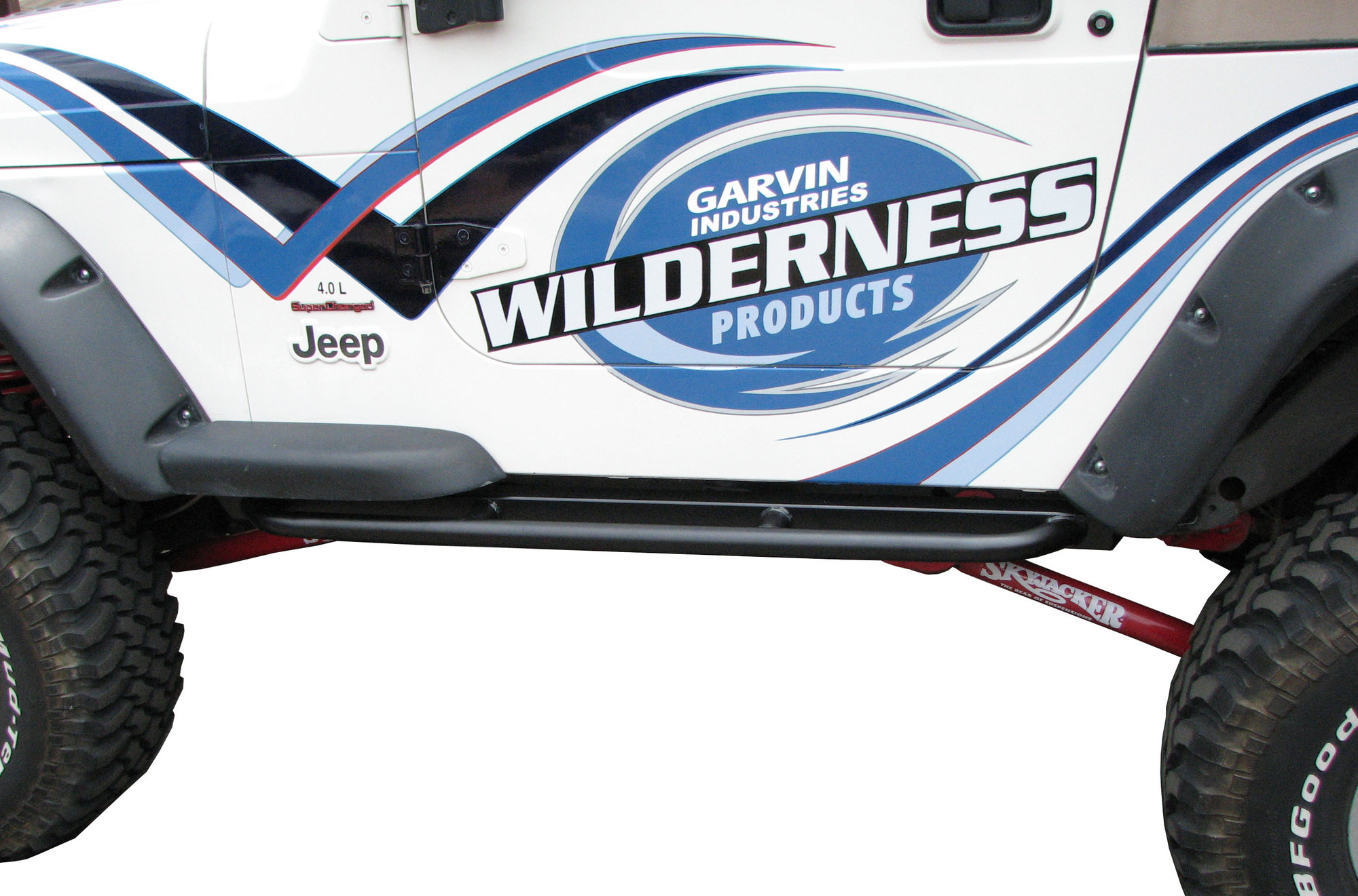 Garvin 34300 Rock Rails for 97-06 Jeep Wrangler TJ | Quadratec