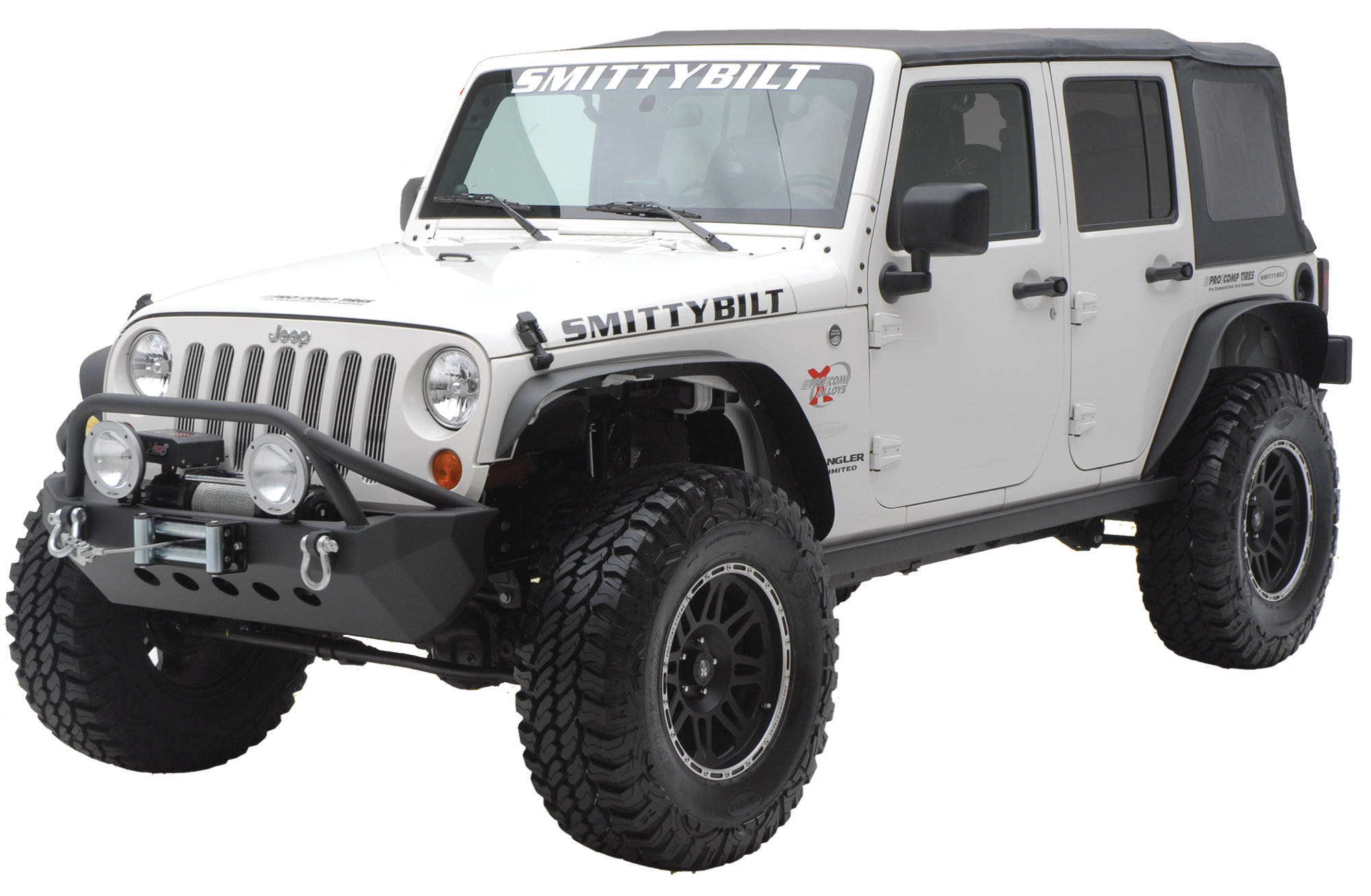 Smittybilt Classic Side Protection (Rubicon Style Rock Rails) for 07-18