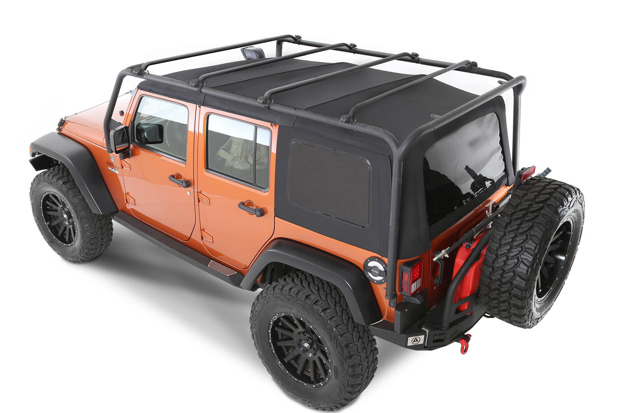 Smittybilt J01 Defender Platform Roof Rack Mounts For Jeep Wrangler JK (2007-2018)