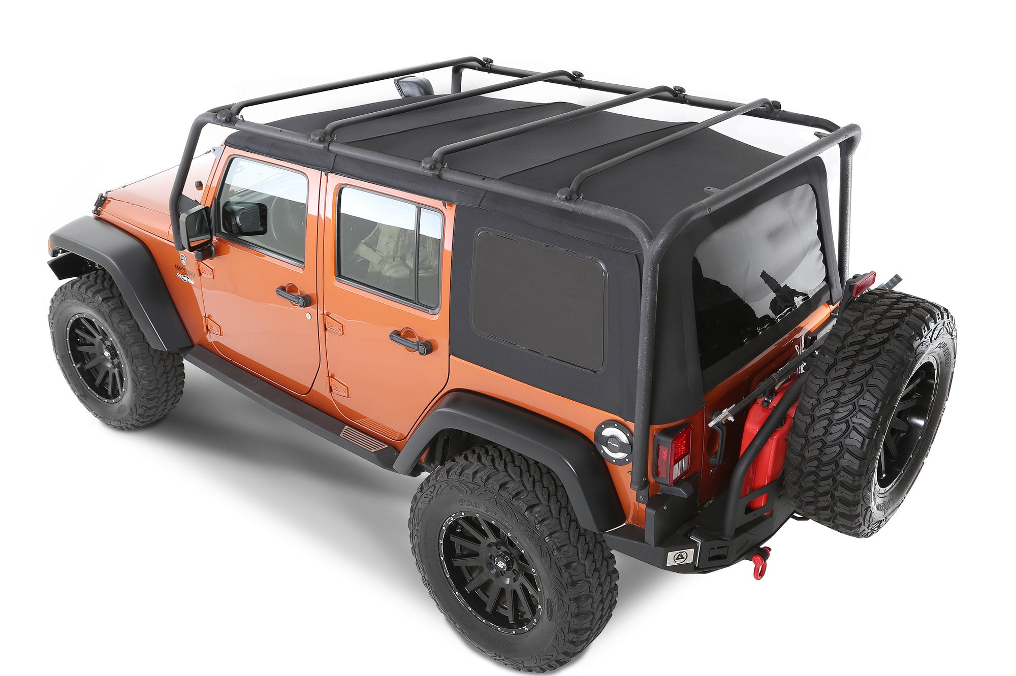 Smittybilt J01 Defender Platform Roof Rack Mounts For Jeep Wrangler JK (2007-2018)