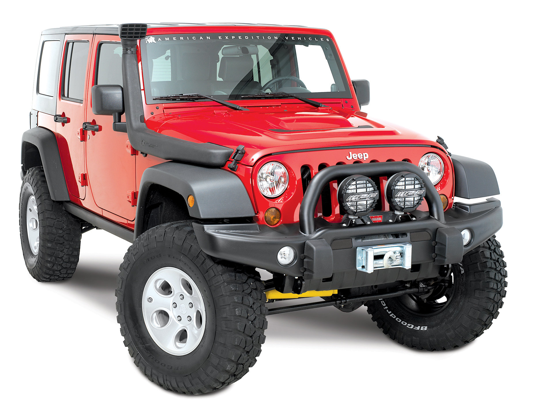 AEV 10305055AD Front Premium Bumper for 07-18 Jeep Wrangler JK | Quadratec
