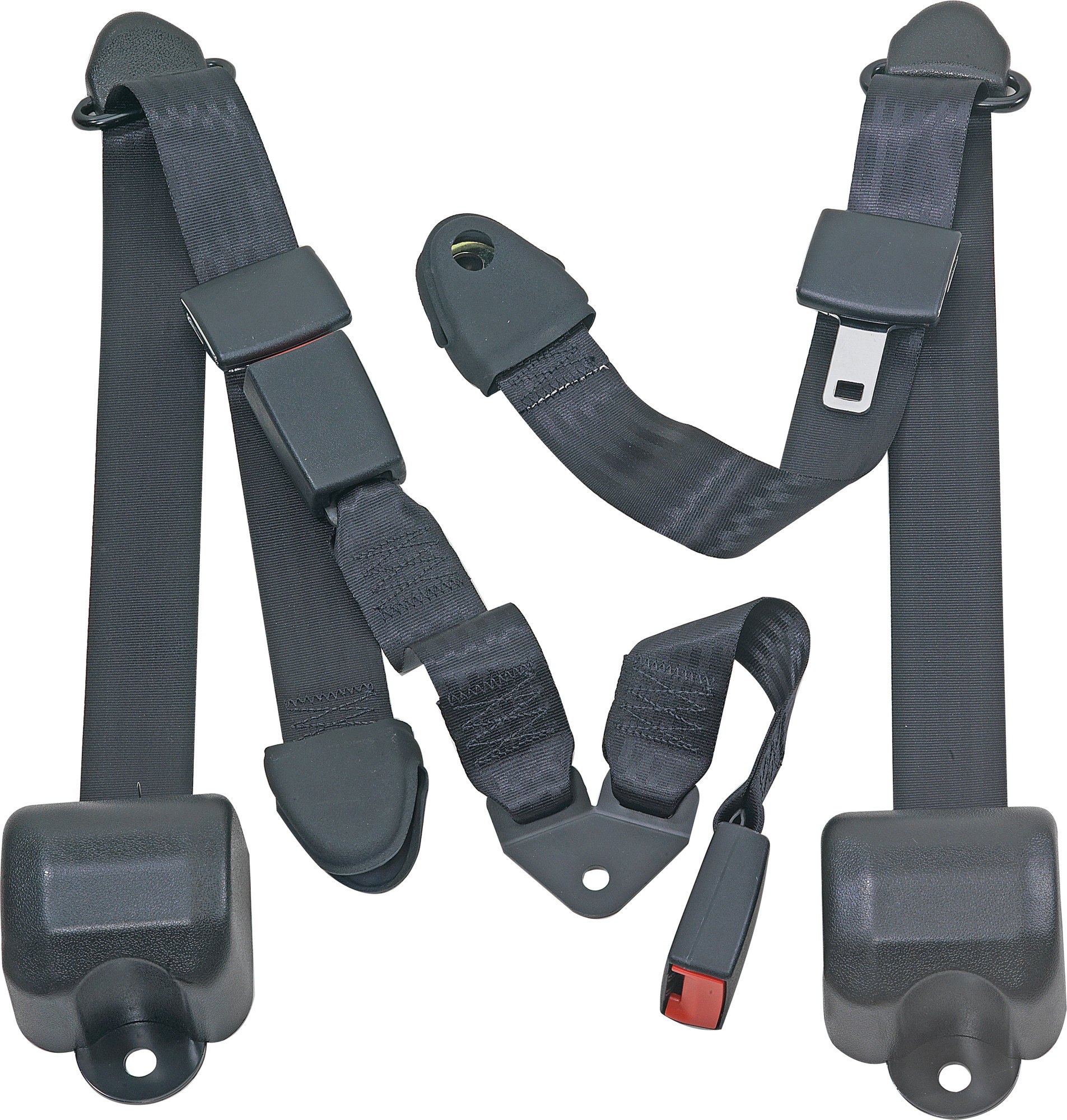 Seatbelt Solutions Rear Push Button 3 Point Retractable Belts for 97-06 Jeep  Wrangler TJ & Unlimited | Quadratec