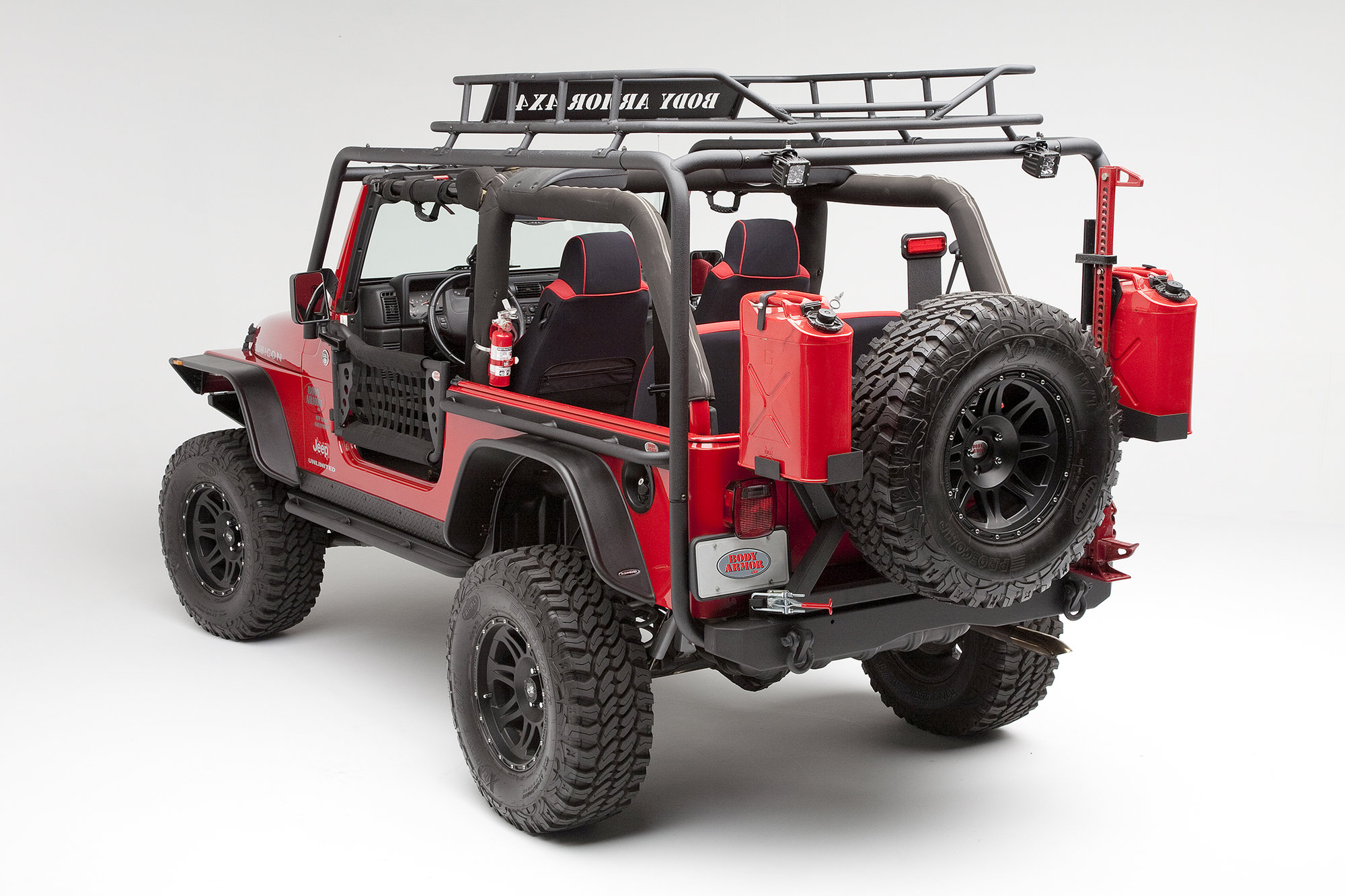 Body Armor Tub Rails for 97-06 Jeep Wrangler TJ | Quadratec