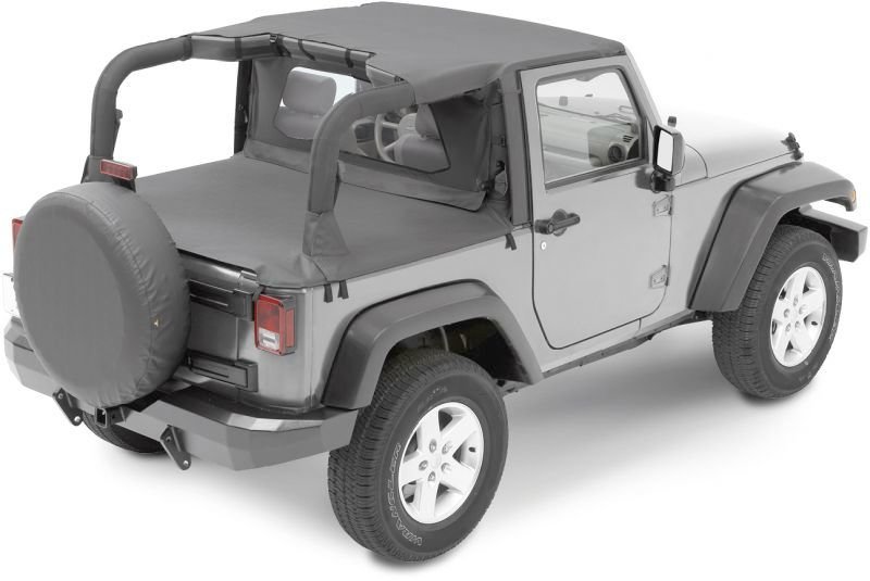 Bestop Bikini, Duster & Windjammer Summer Combo for 10-18 Jeep Wrangler JK  2 Door with Factory Soft Top | Quadratec