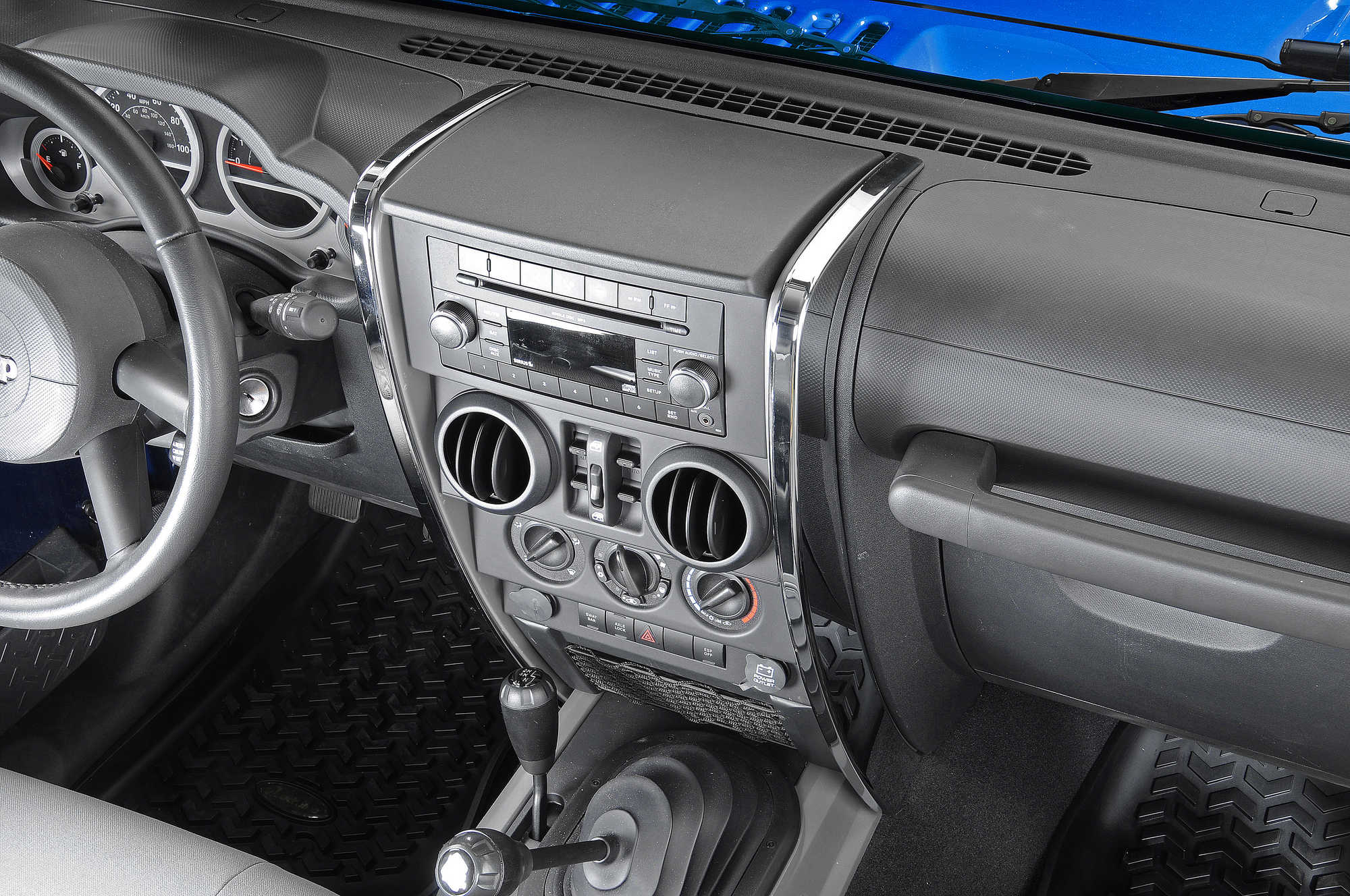 Rugged Ridge Center Dash Accents for 07-10 Jeep Wrangler JK | Quadratec