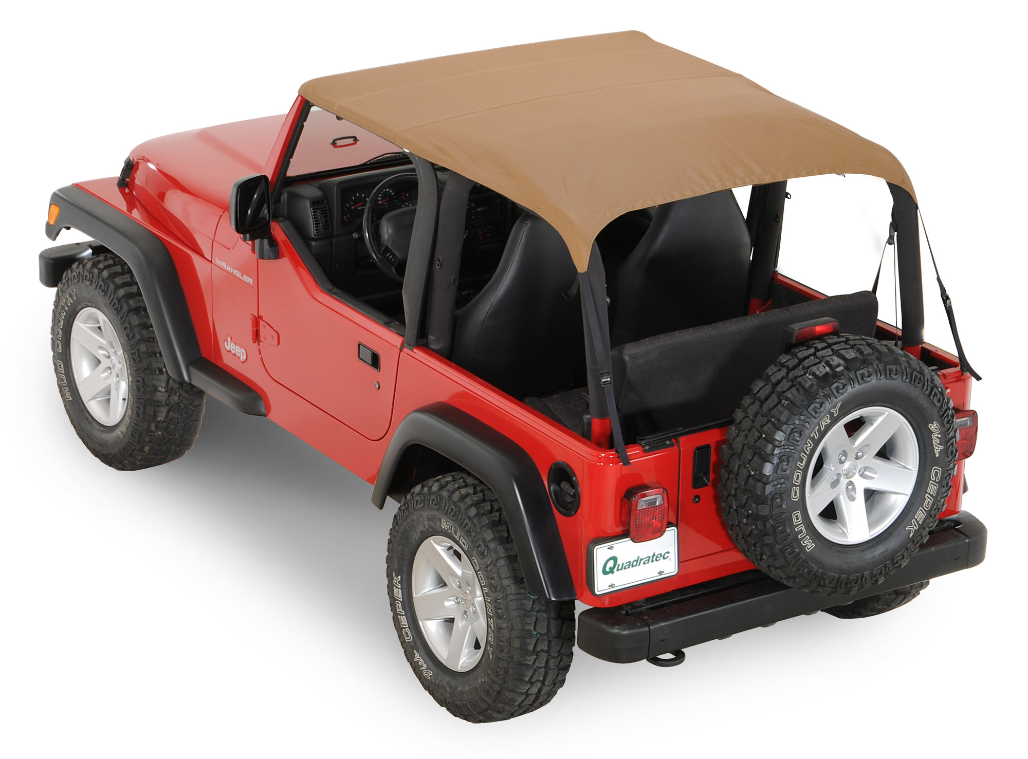 Rampage Products Frameless Trail Top Soft Top for 97-06 Jeep Wrangler TJ |  Quadratec