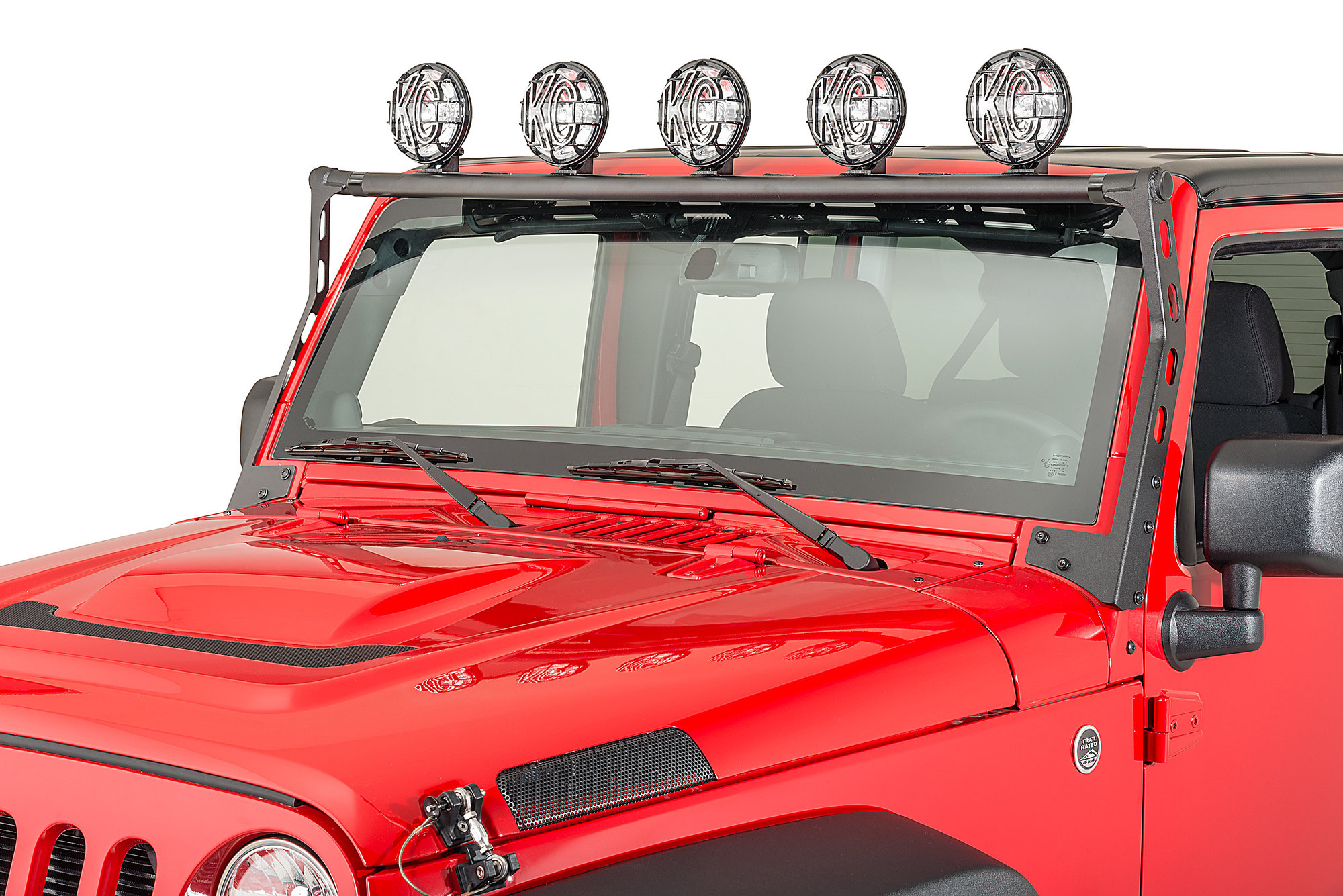 NFAB J075TLR Windshield Mounted Light Bar with Full Length Multi Tab