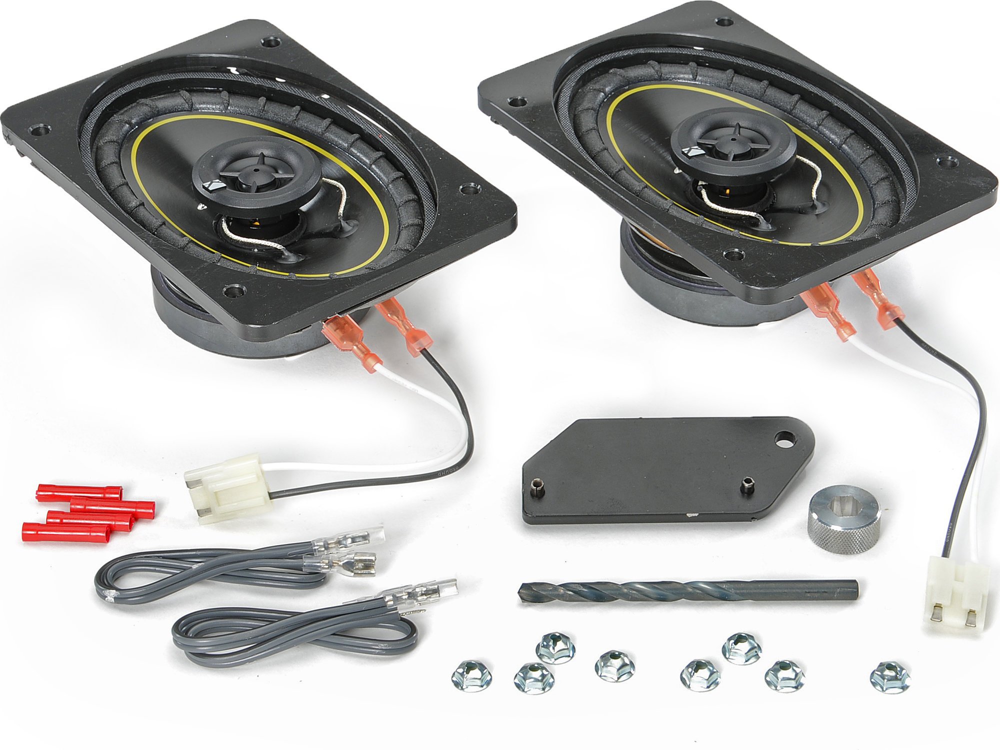 Kicker YJ-SPKUP Front Dash Speaker Replacement Kit for 87-95 Jeep Wrangler  YJ | Quadratec