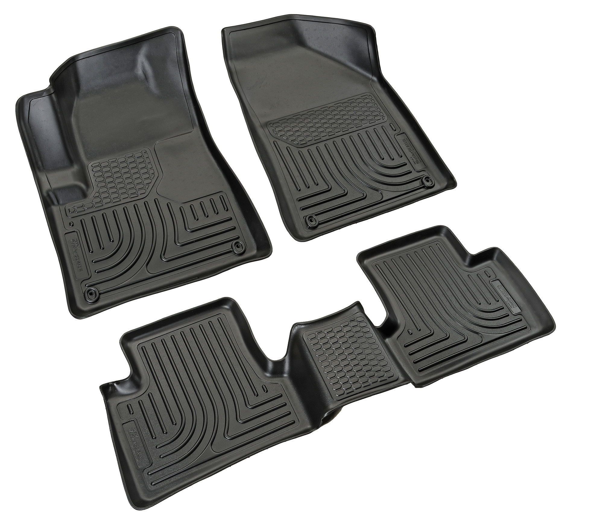 Husky Liners WeatherBeater Front  2nd Seat Floor Liner Set for 11-14 Grand  Cherokee WK2 Quadratec