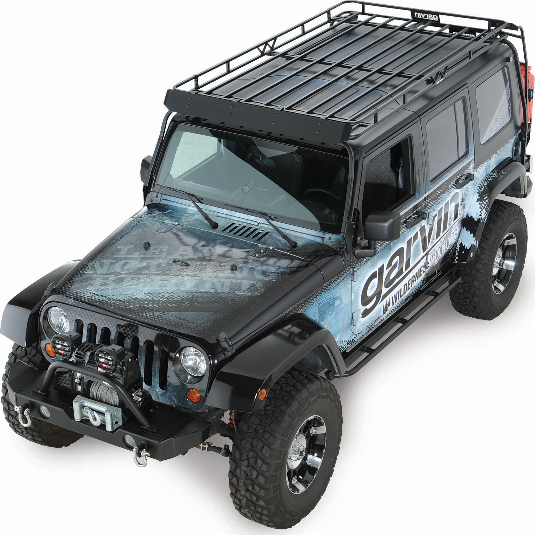 Garvin 66024 Front Bumper Guard for 0718 Jeep Wrangler JK with Garvin
