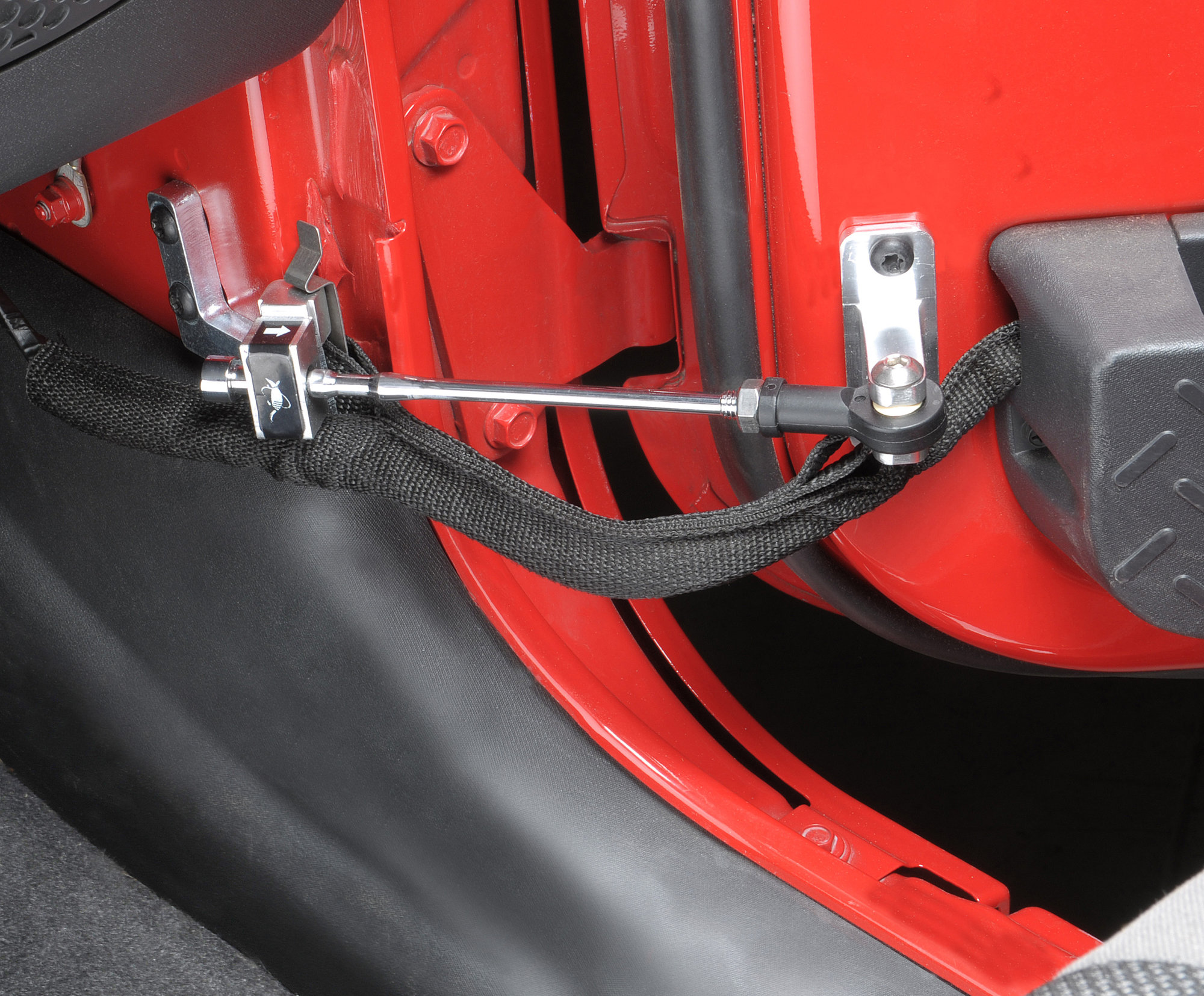 Armadillo Front Billet Mechanical Door Stops for 07-18 Jeep Wrangler JK |  Quadratec