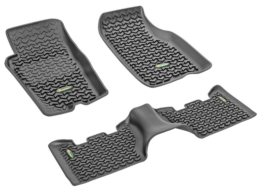 Quadratec Ultimate All Weather Floor Liner Kit For 93 98 Jeep