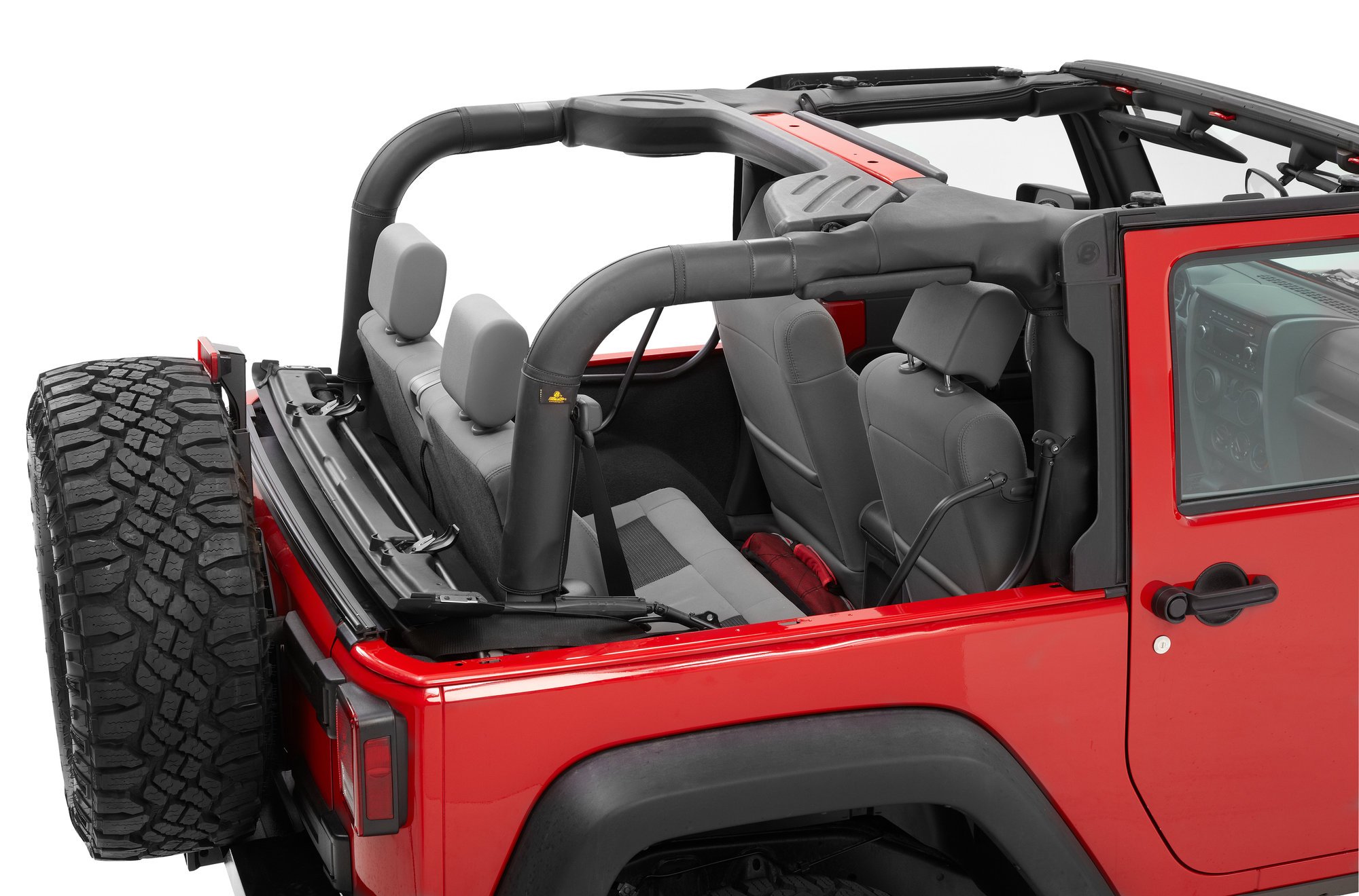 Bestop Supertop NX Soft Top with 2 Piece Soft Doors and Tinted Windows In  Black Diamond for 07-18 Jeep Wrangler JK 2 Door | Quadratec