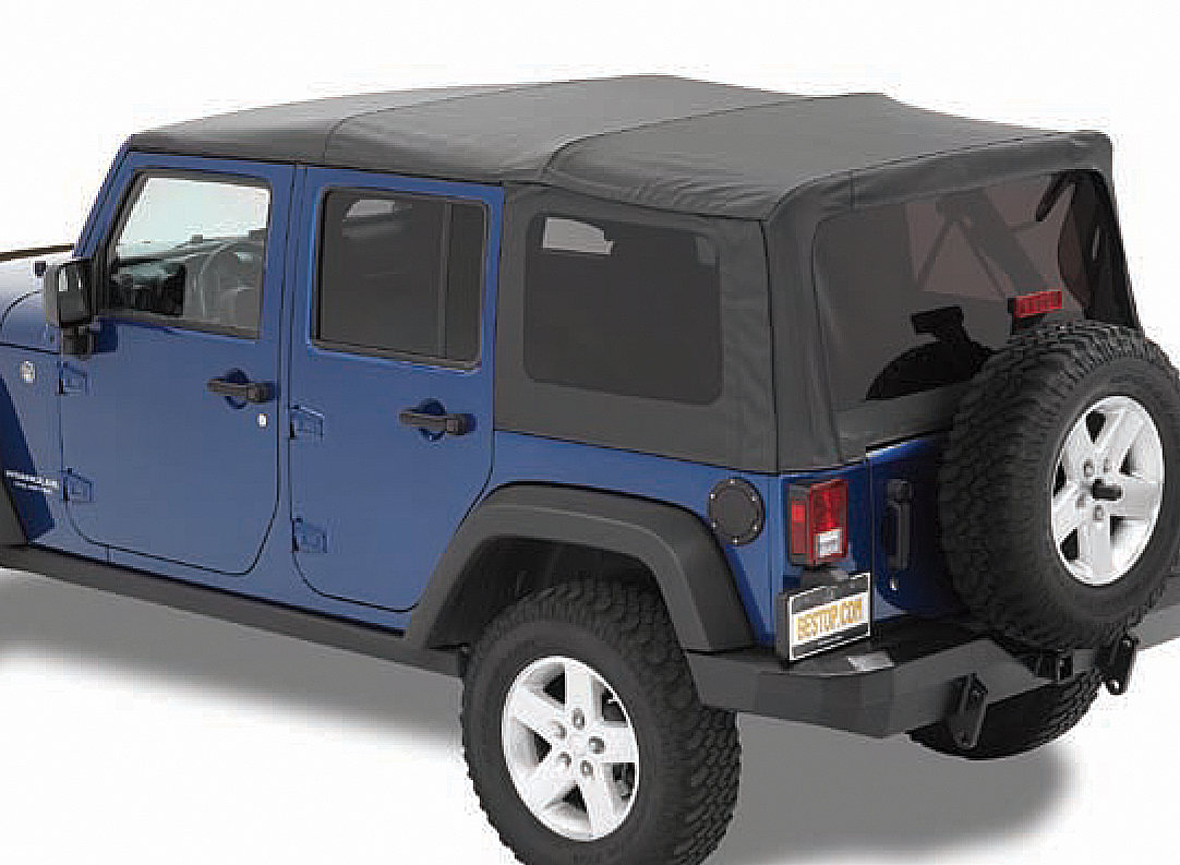 Bestop 54723-35 Supertop NX Soft Top with Tinted Windows for 07-18 Jeep  Wrangler Unlimited JK 4 Door | Quadratec