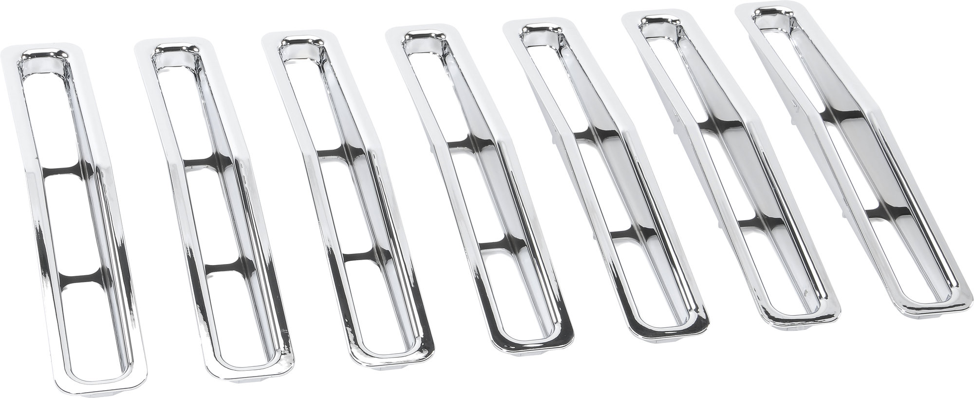 Rampage Products 7509 Chrome Grille Inserts for 87-95 Jeep