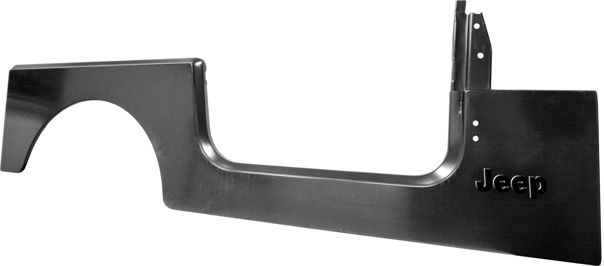 OMIX DMC8133338 Passenger Side "Jeep" Logo Stamped Side Panel for 76