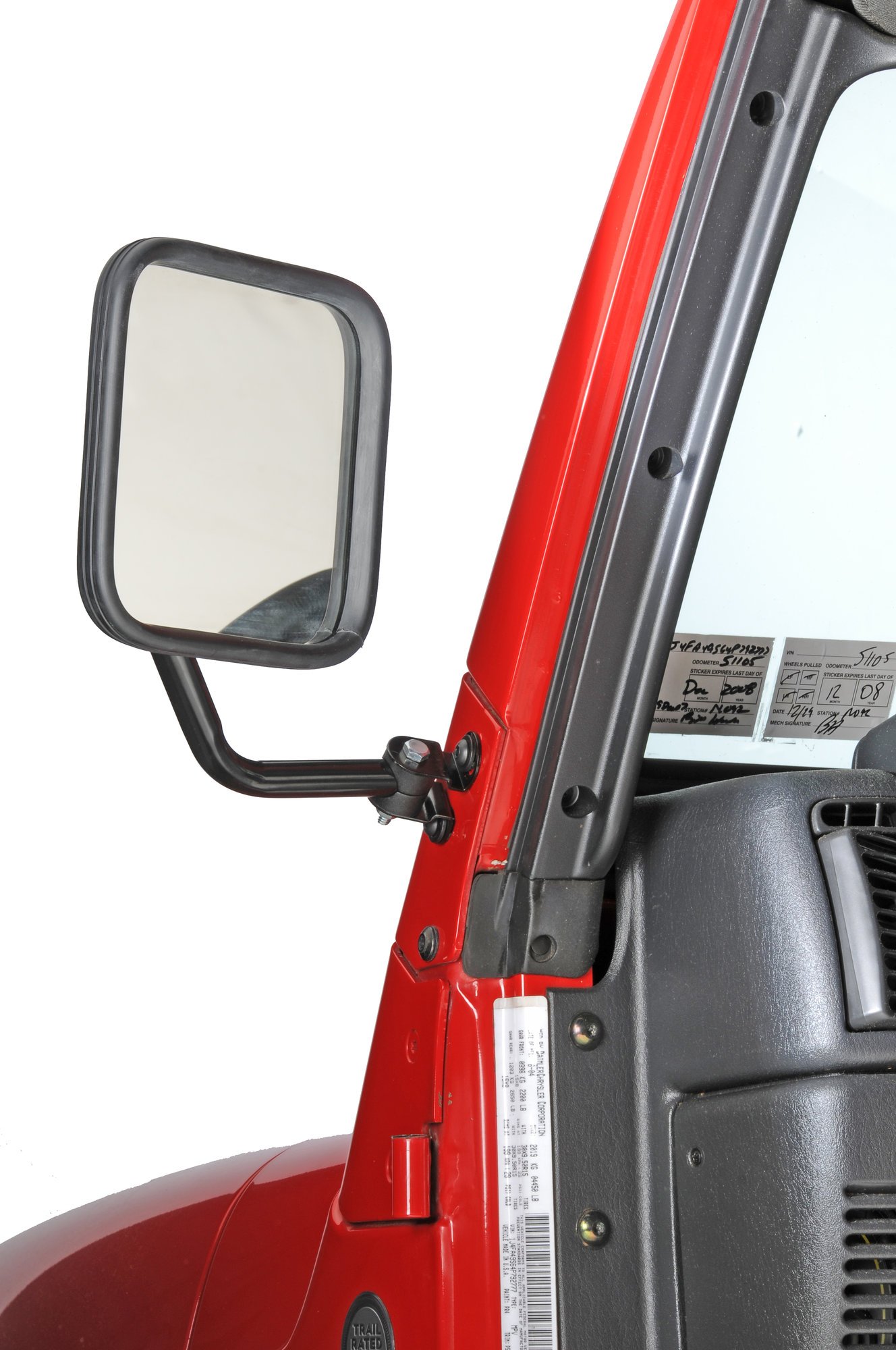 CIPA 44800&01 Dual Mirror Set in Black for 97-06 Jeep Wrangler TJ &  Unlimited with Soft Doors | Quadratec