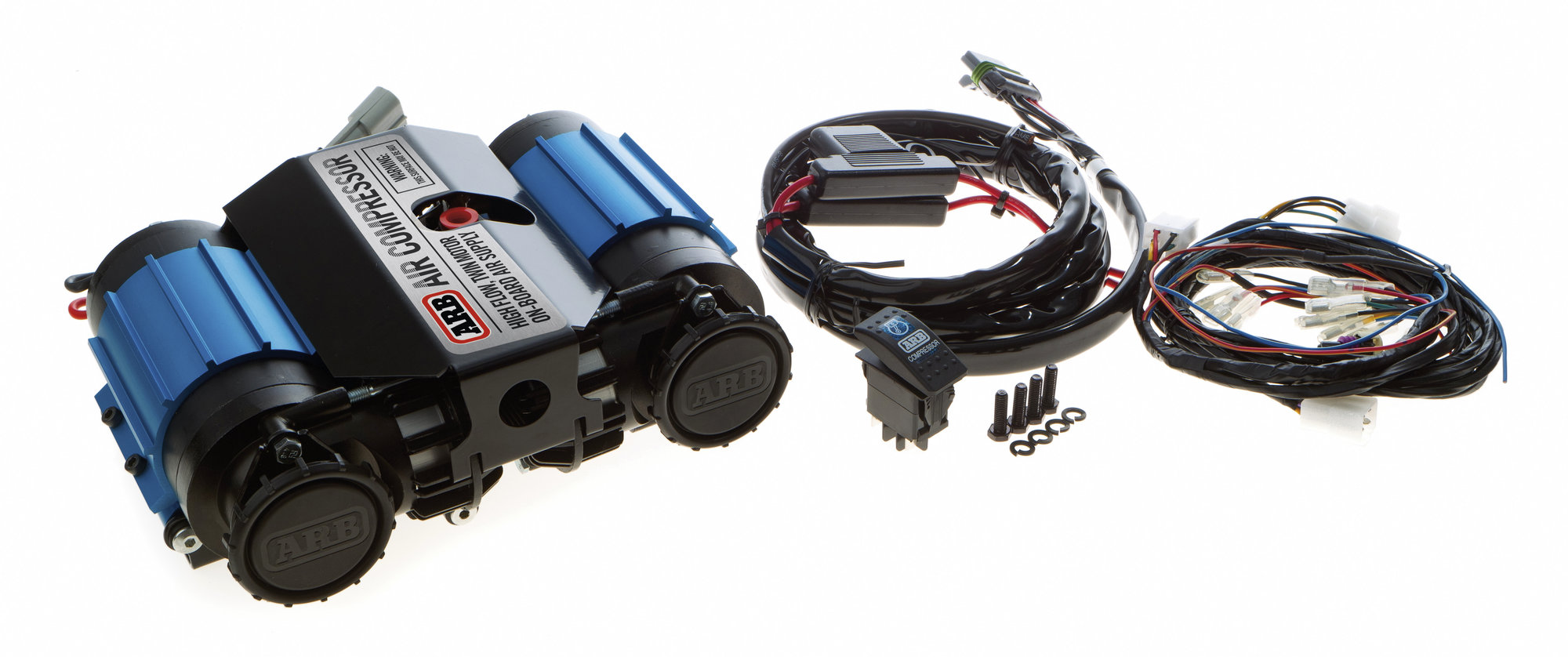 ARB On Board Twin Air Compressor Kit | Quadratec firestone compressor wiring diagram 