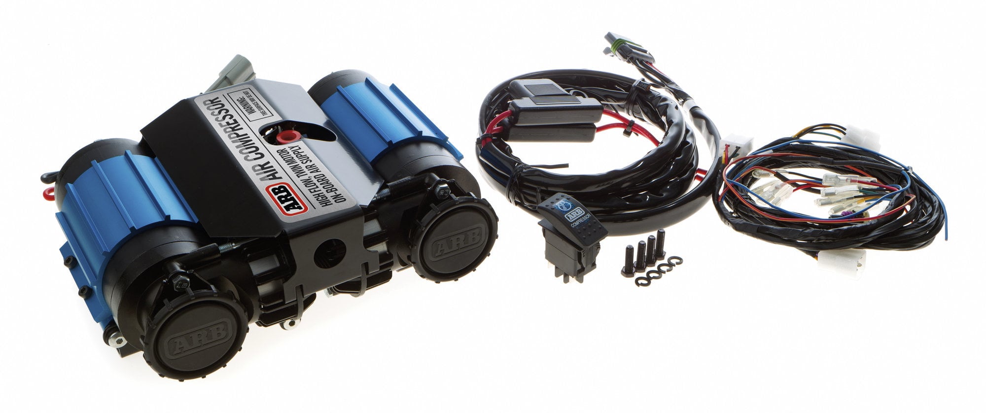 thumbnail interactive-video image 1 of ARB 12V Twin Air Compressor & Tire Inflation Kit – With Digital Inflator, 2 Year Warranty, CKMTA12 Bundle 1 of 3