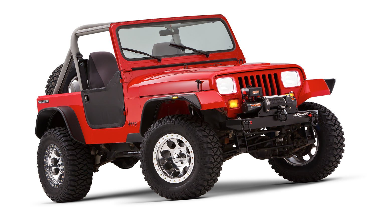 Microbio grosor exposición Bushwacker Flat Style Fender Flares for 87-95 Jeep Wrangler YJ | Quadratec