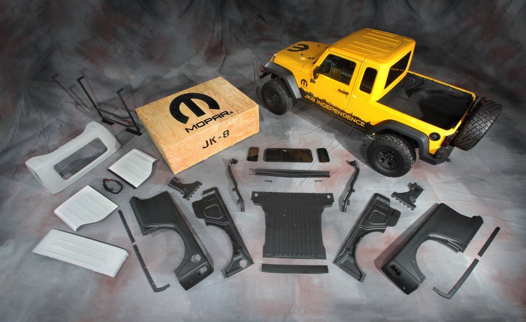 Mopar JK 8 Pickup Conversion Kit for 07 12 Jeep Wrangler 