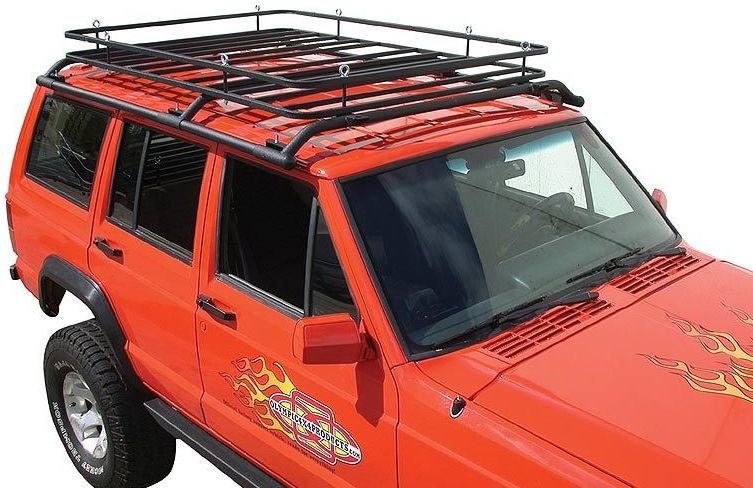Olympic 4x4 Products Top Hat Rack For 84 01 Jeep Cherokee Xj Quadratec