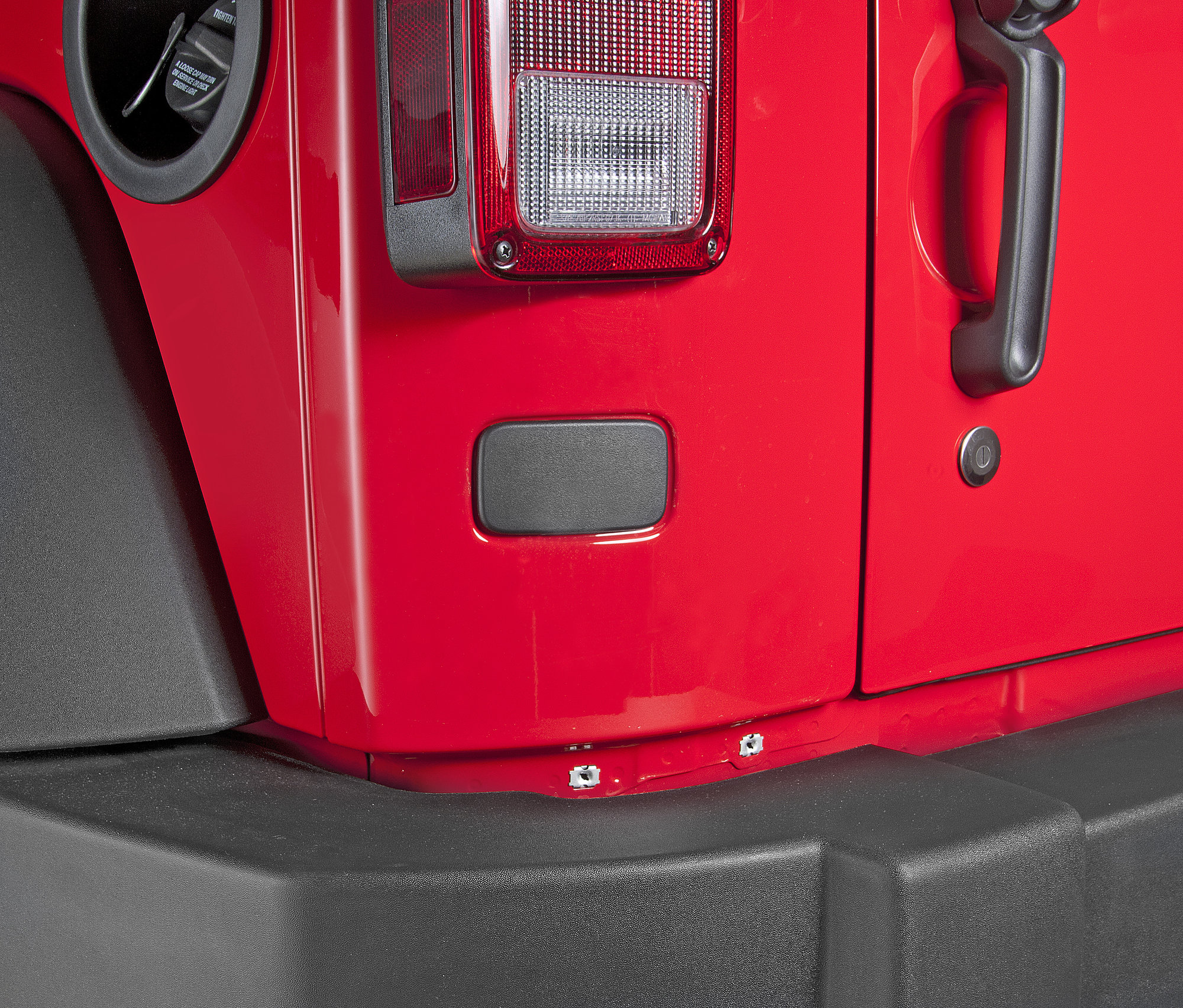 Jeep Wrangler Rear License Plate Deletion Panel Mopar