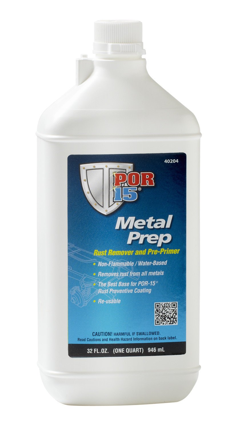 Por-15 40204 Metal Prep Rust Neutralizer and Pre-Primer (Quart)