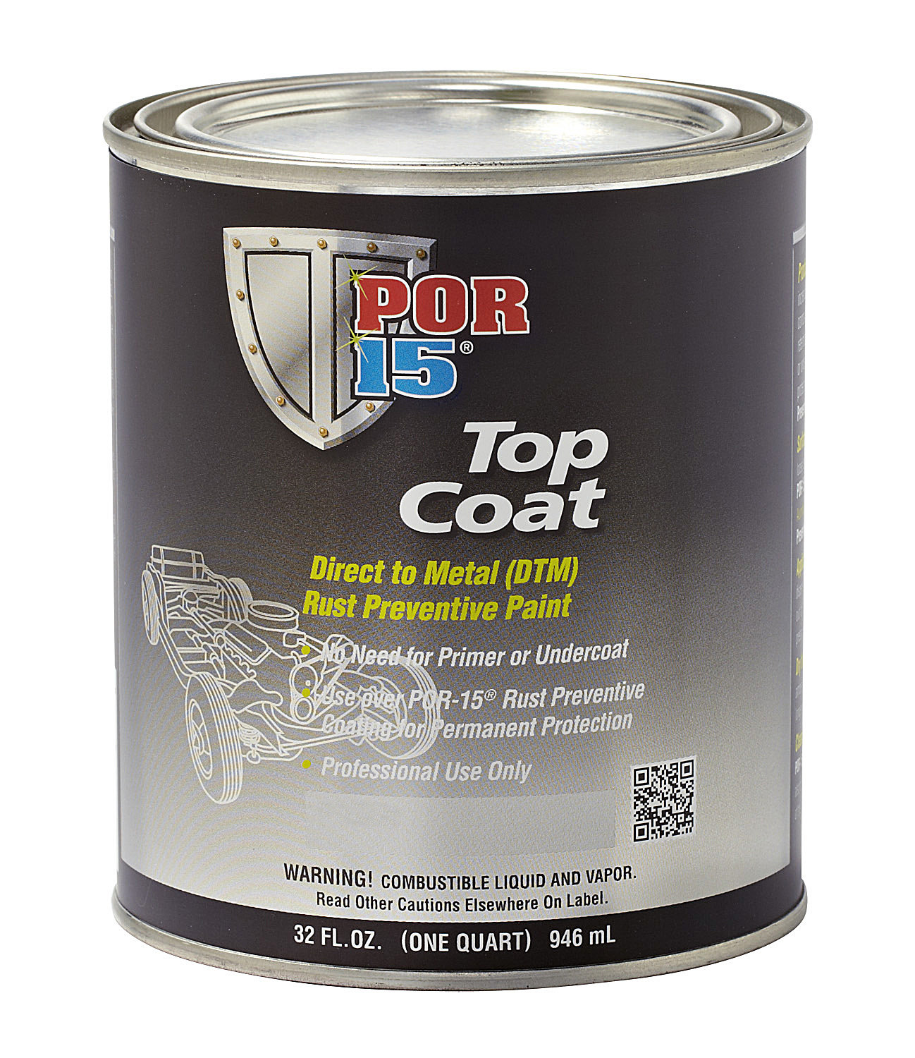 Por-15 45404 Rust Preventive Coating Quart