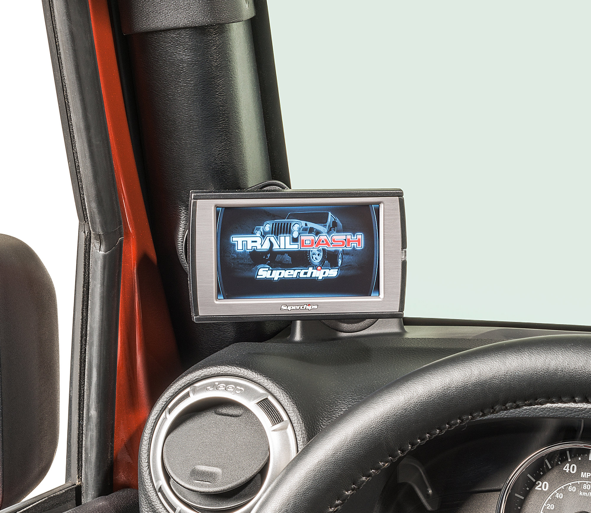 Superchips TrailDash for 0314 Jeep Wrangler TJ, JK, TJ Unlimited & Unlimited JK with 3.6/3.8/4