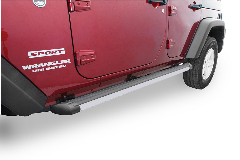 Rampage Products Patriot Running Boards for 07-18 Jeep Wrangler Unlimited JK  4 Door | Quadratec