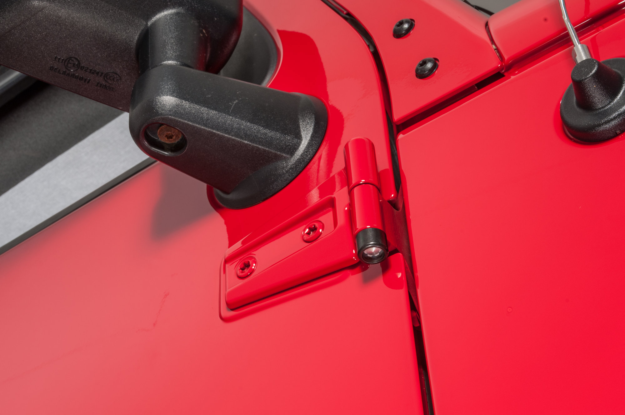 McGard 76057 High Security Door Hinge Locks for 0718 Jeep Wrangler JK