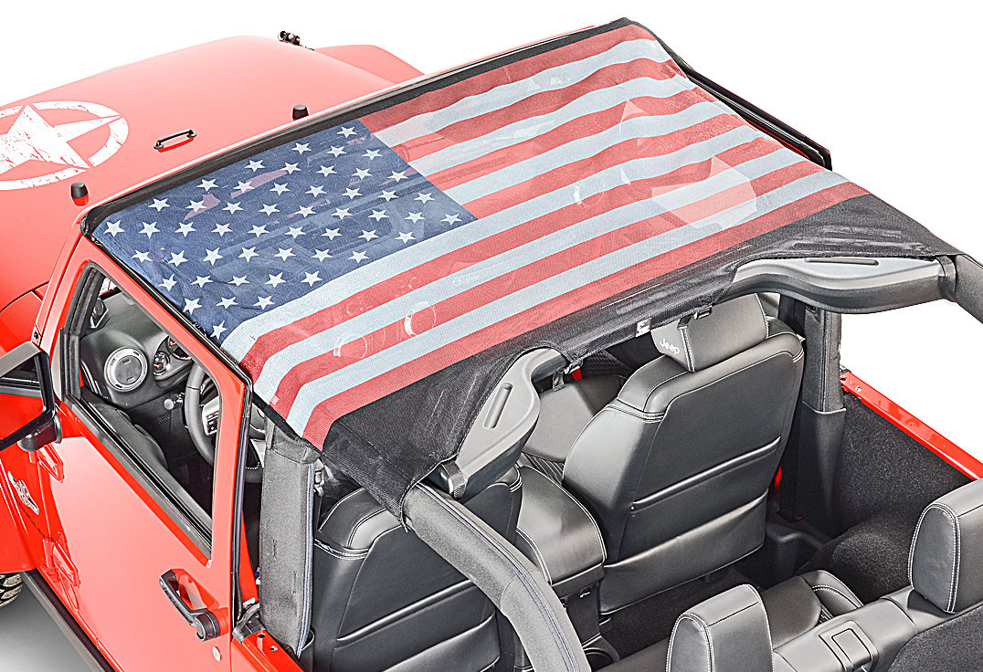 Vertically Driven Products KoolBreez Brief Top for 10-18 Jeep Wrangler JK  Door Quadratec