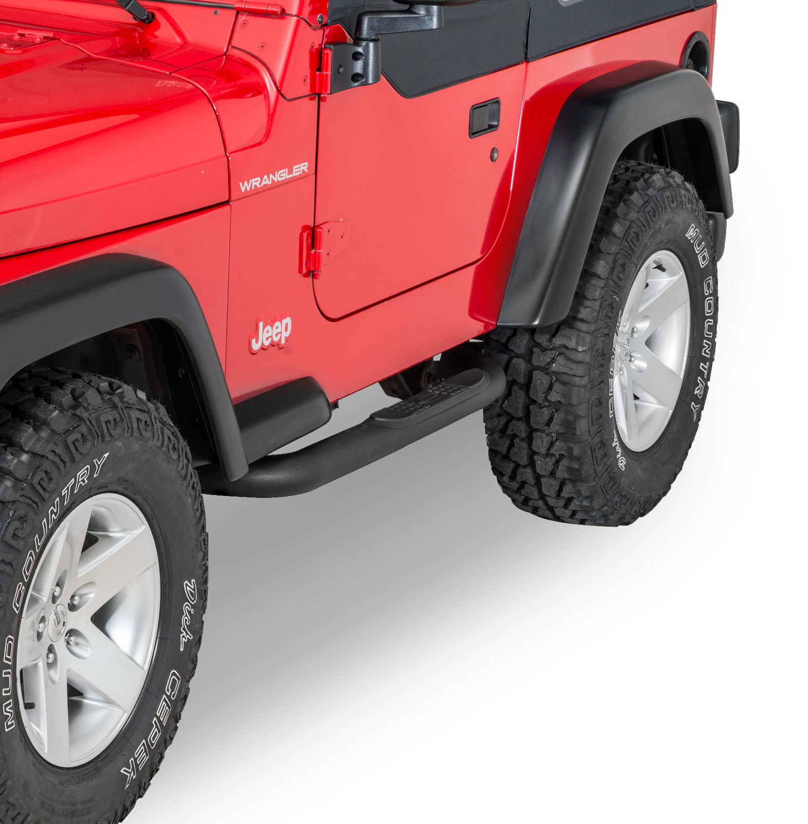 Quadratec QR3 Heavy Duty Side Steps for 87-06 Jeep Wrangler YJ, TJ |  Quadratec