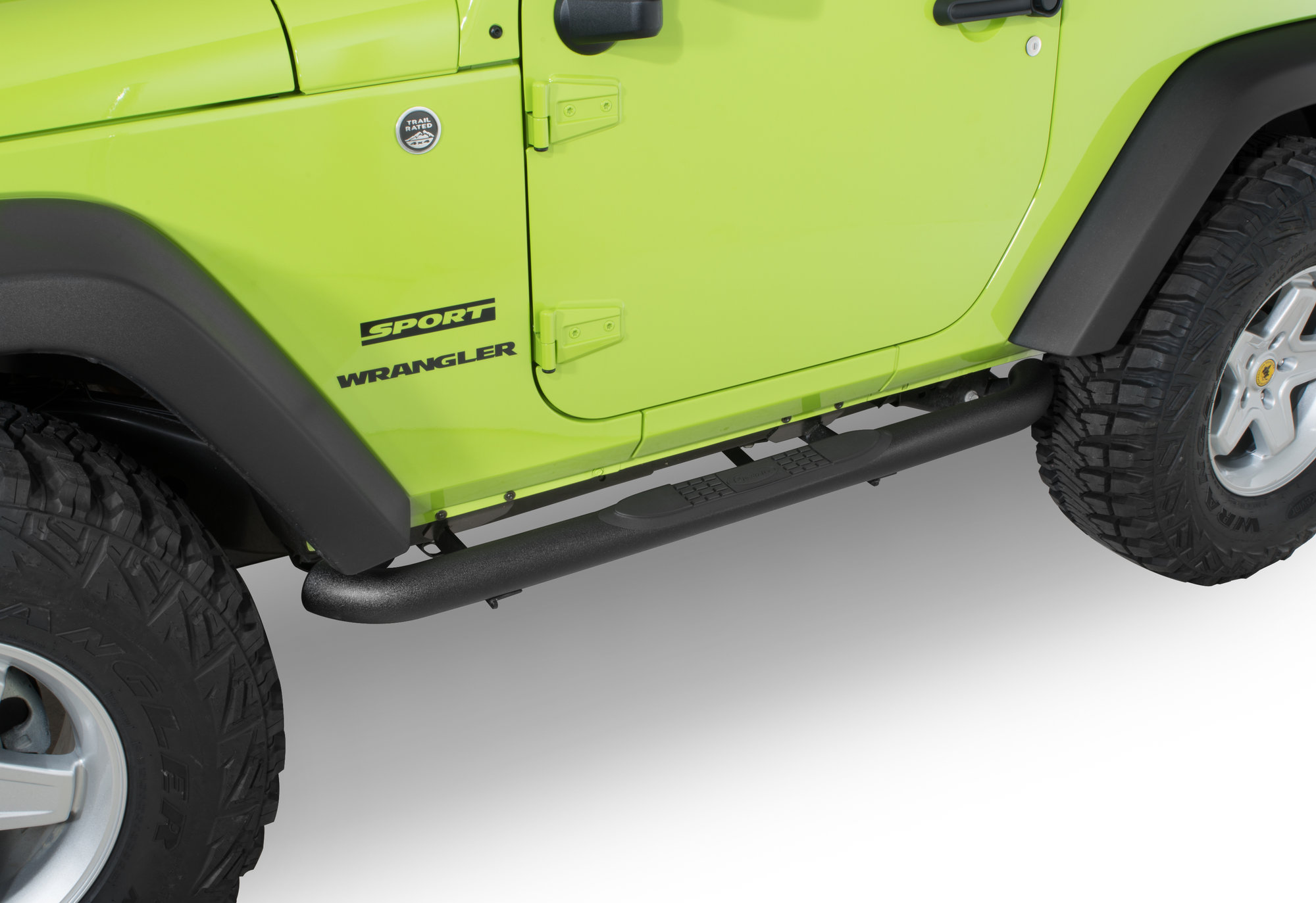 Quadratec QR3 Heavy Duty Side Steps for 0718 Jeep Wrangler JK 2 Door