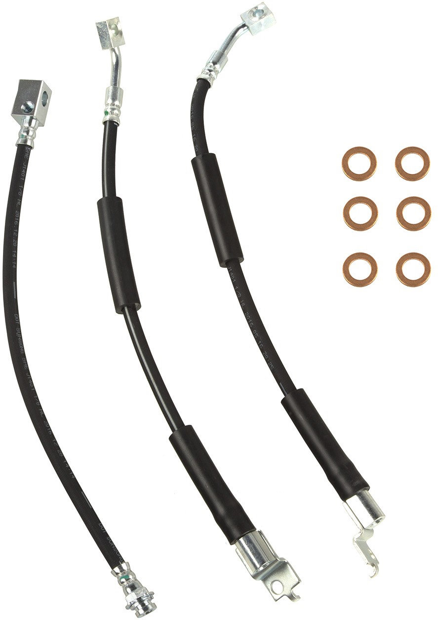 OMIX 16733.63 Brake Hose Kit for 9495 Jeep Wrangler YJ with ABS