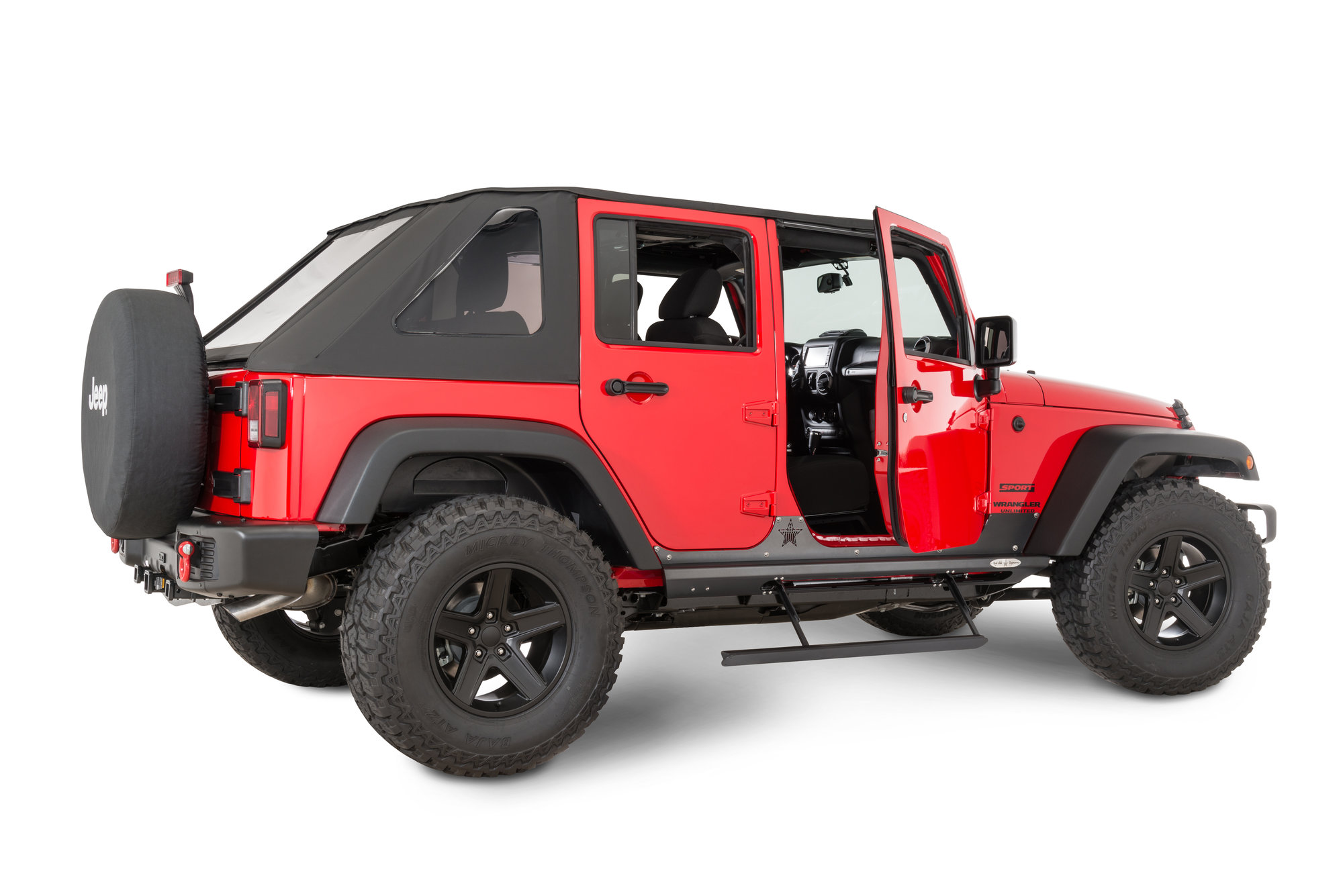 RockSlide Engineering BDSS200JK4 Step Sliders for 0718 Jeep Wrangler