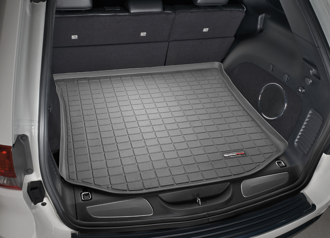 X AUTOHAUX Cargo Trunk Liner Tray For Jeep Grand Cherokee 2013-2017 – Black Waterproof Rear Floor Mat