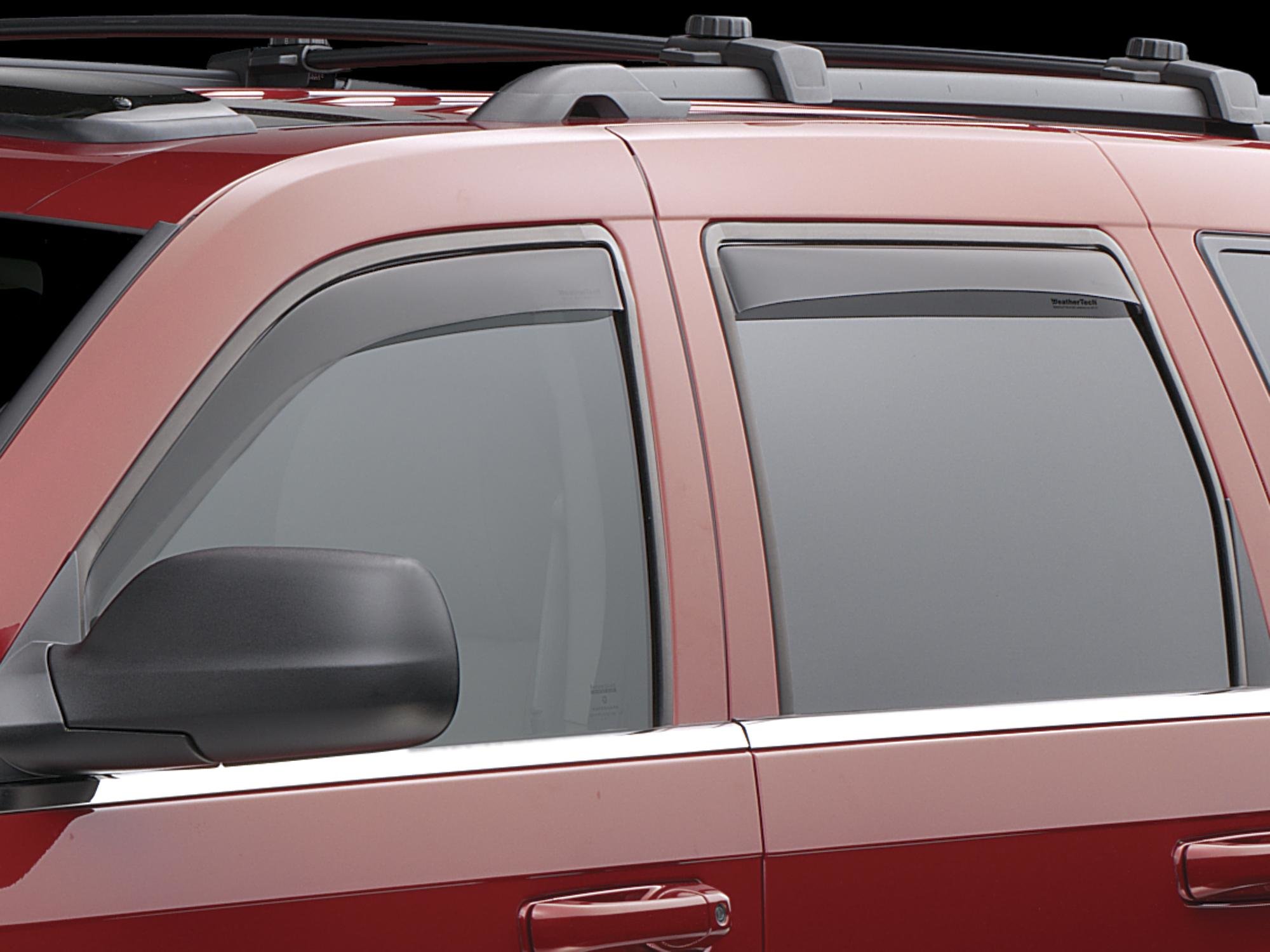 WeatherTech 82562 Front & Rear Side Window Deflector Set in Dark Smoke