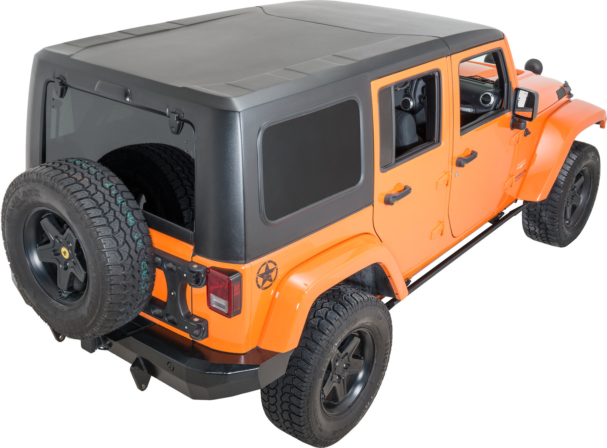 Smittybilt 518701 2Piece Hardtop for 0718 Jeep Wrangler Unlimited JK