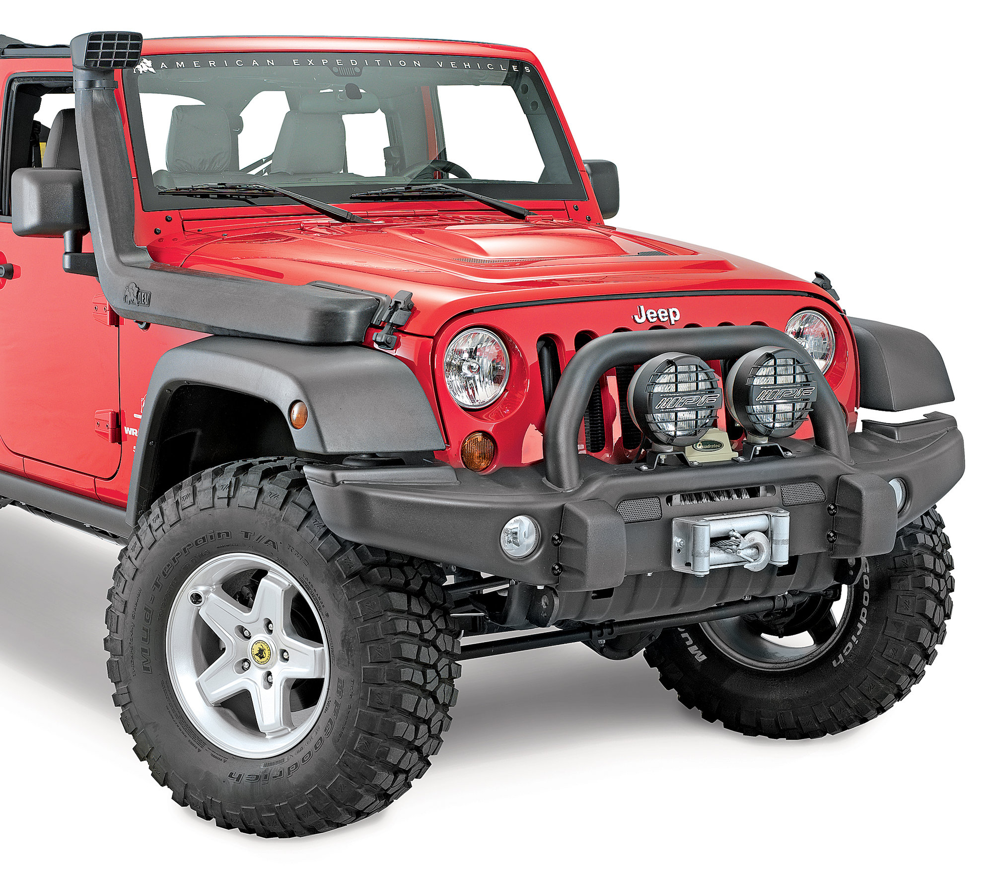 AEV Snorkel Kit with Ram Air for 07-18 Jeep Wrangler JK | Quadratec