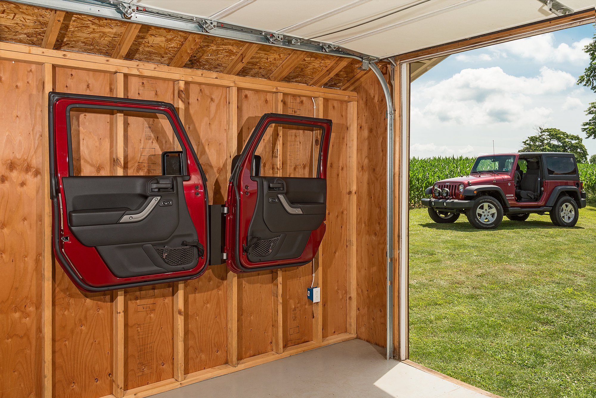 Quadratec Door Storage Hanger for 76-21 Jeep Wrangler, Gladiator, & CJ |  Quadratec