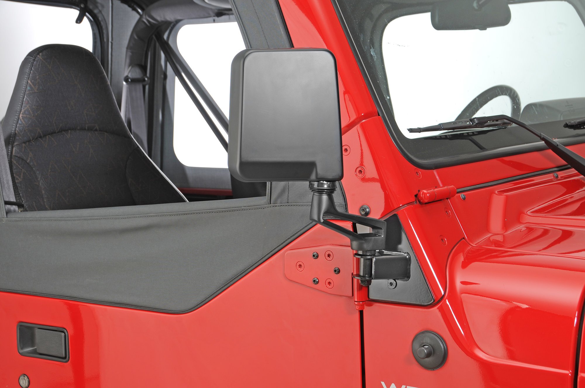 Quadratec Mirror Relocation Bracket Kit for 97-02 Jeep Wrangler TJ |  Quadratec