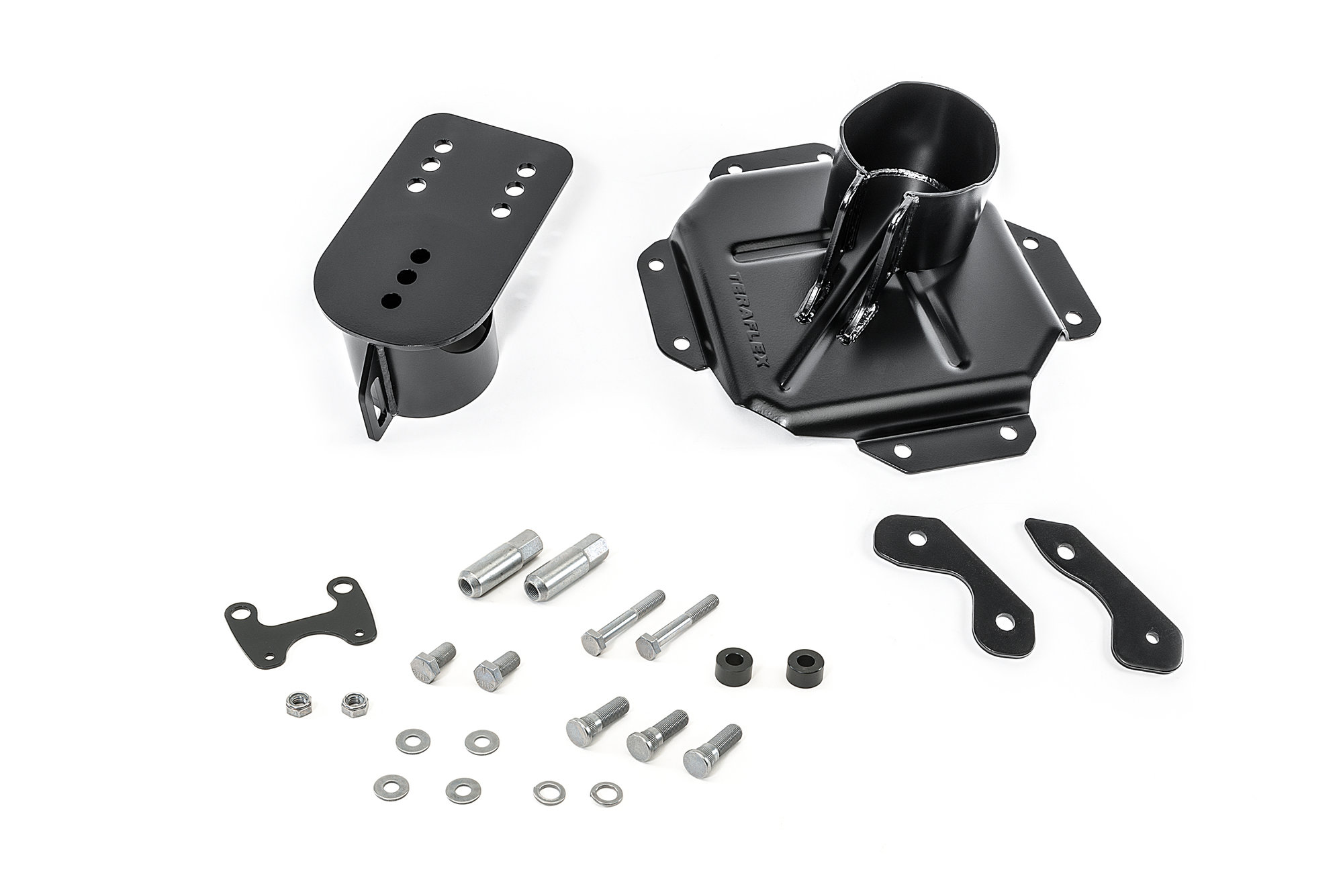 JK HD Hinged Carrier & Adjustable Spare Tire Mounting Kit The TeraFlex JK  heavy duty adjustable tire carrier kit is designed to