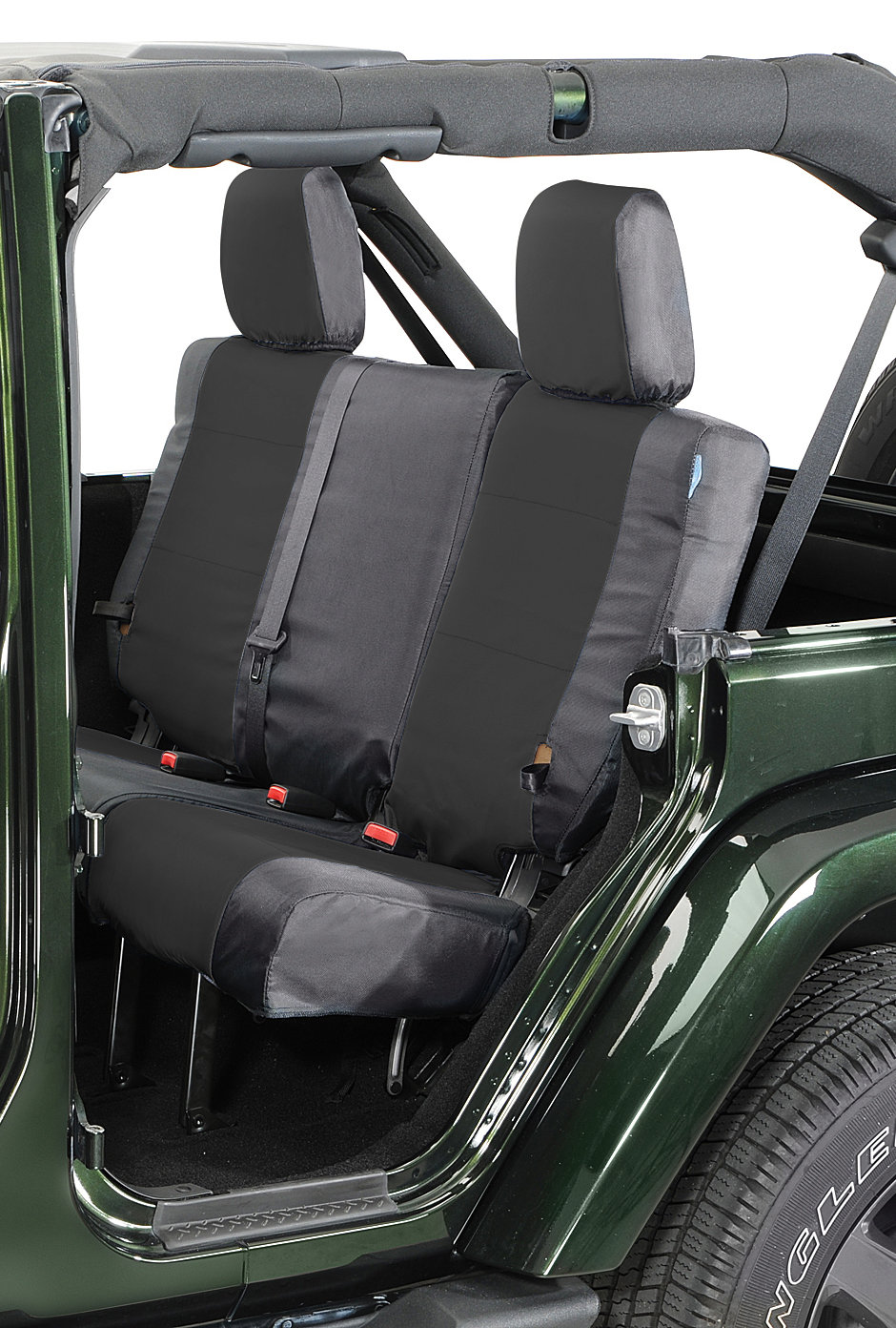 Coverking Rear Ballistic Nylon Seat Covers For 2007 Jeep Wrangler Unlimited Jk 4 Door