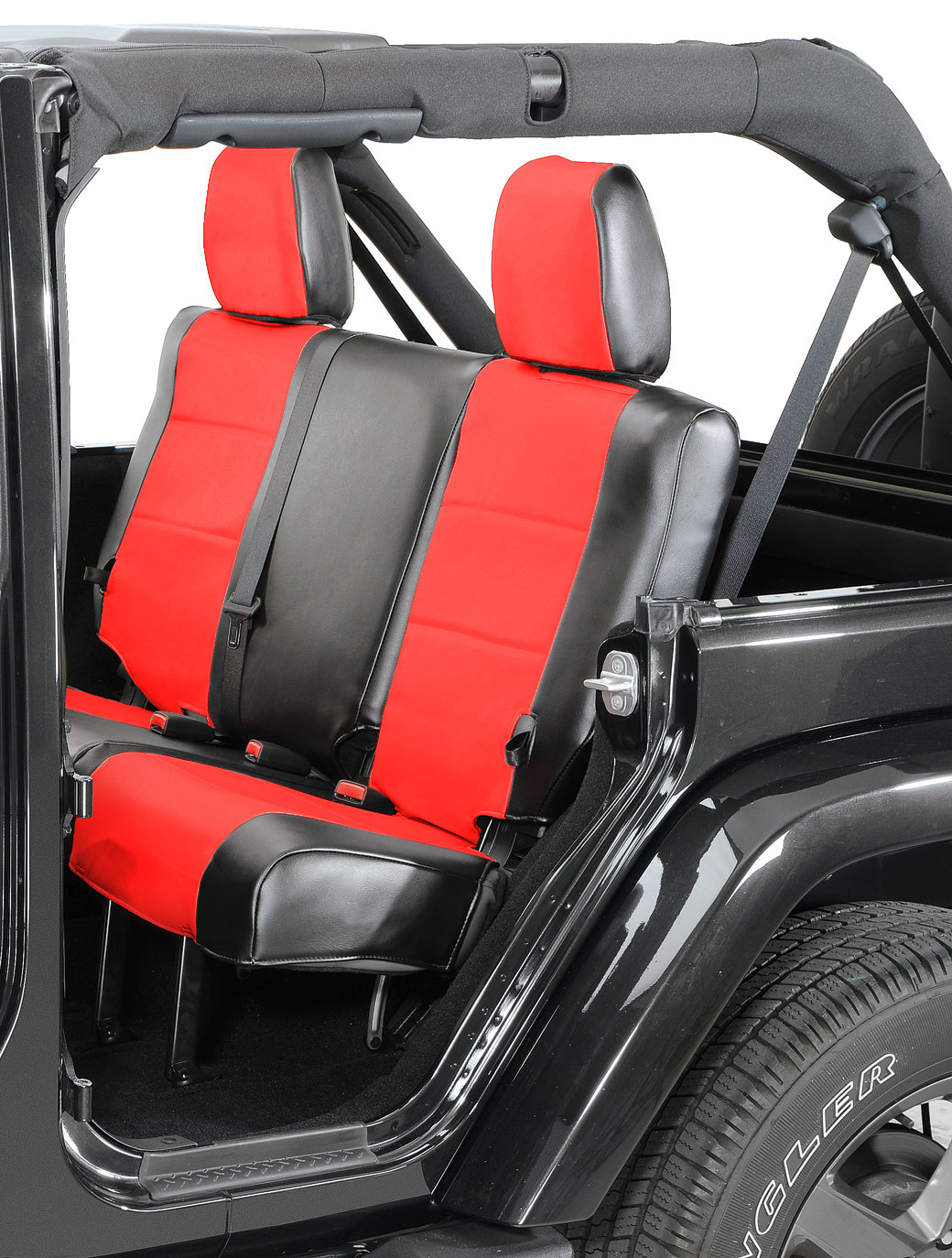 Coverking Rear Leatherette Seat Covers For 2007 Jeep Wrangler Unlimited Jk 4 Door