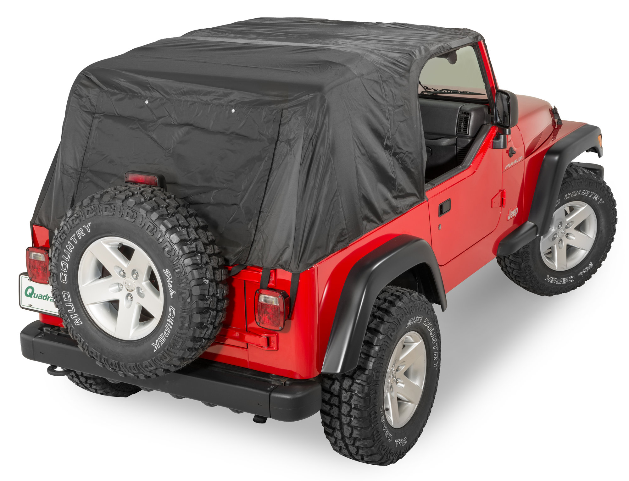 Quadratop 13911 01 Emergency Top For 92 95 Jeep Wrangler Yj Quadratec
