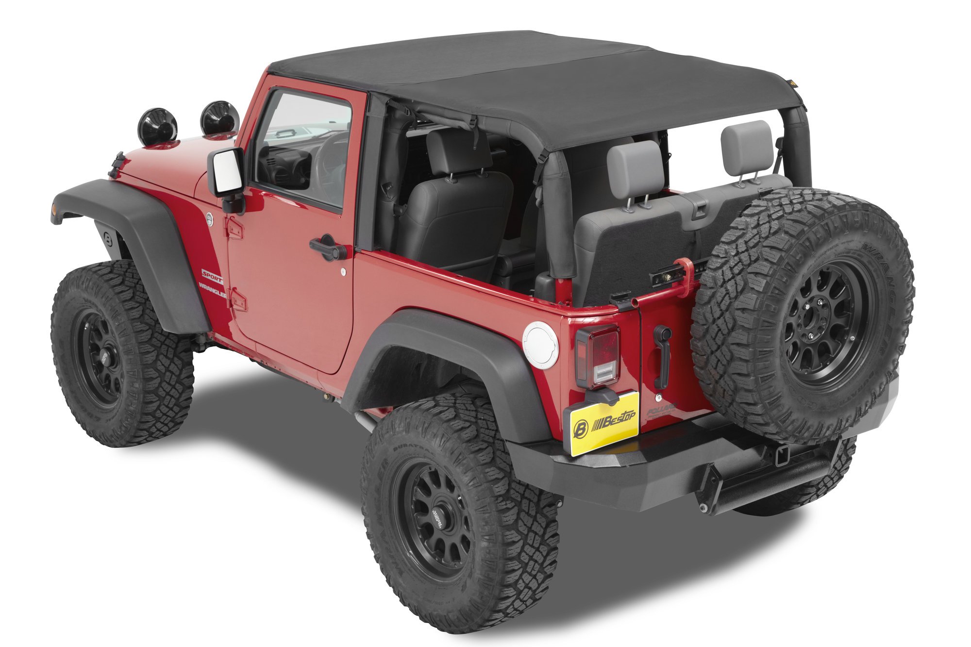 Total 76+ imagen 2 door jeep wrangler bikini top