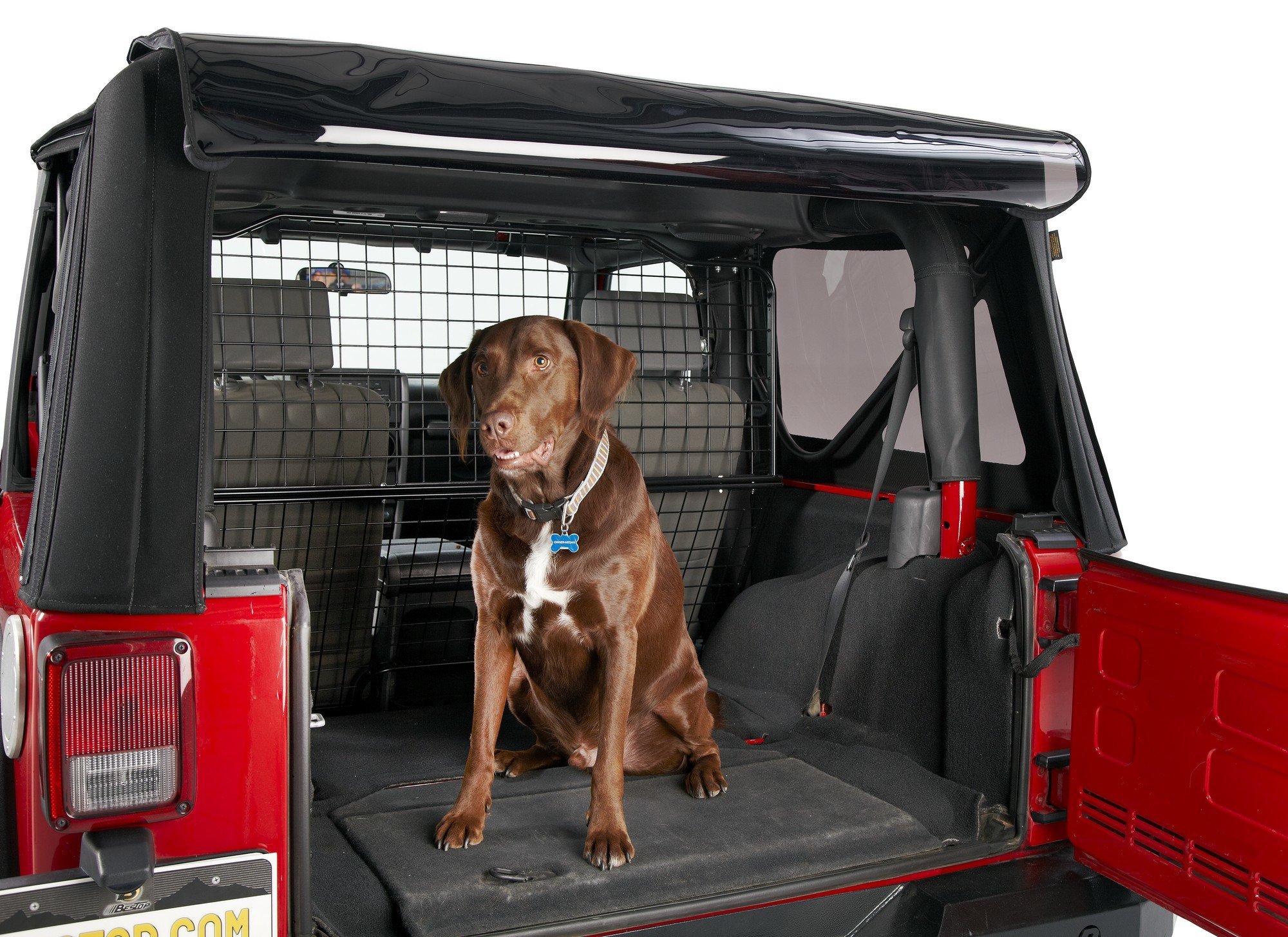 Bestop Pet Barrier for 07-16 Jeep Wrangler JK 2 Door | Quadratec