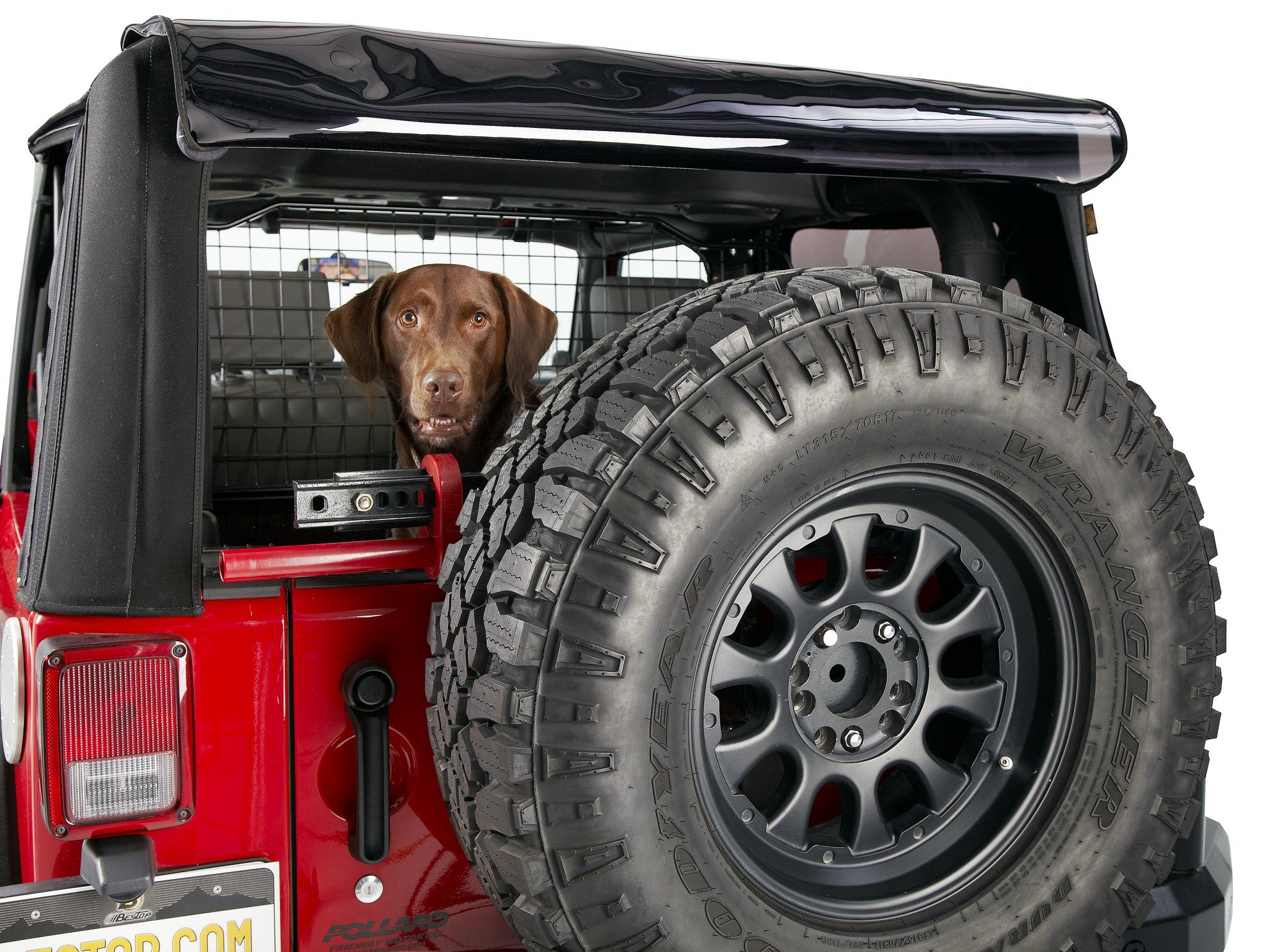 Bestop 42501 01 Pet Barrier for 07 18 Jeep Wrangler Unlimited JK Quadratec